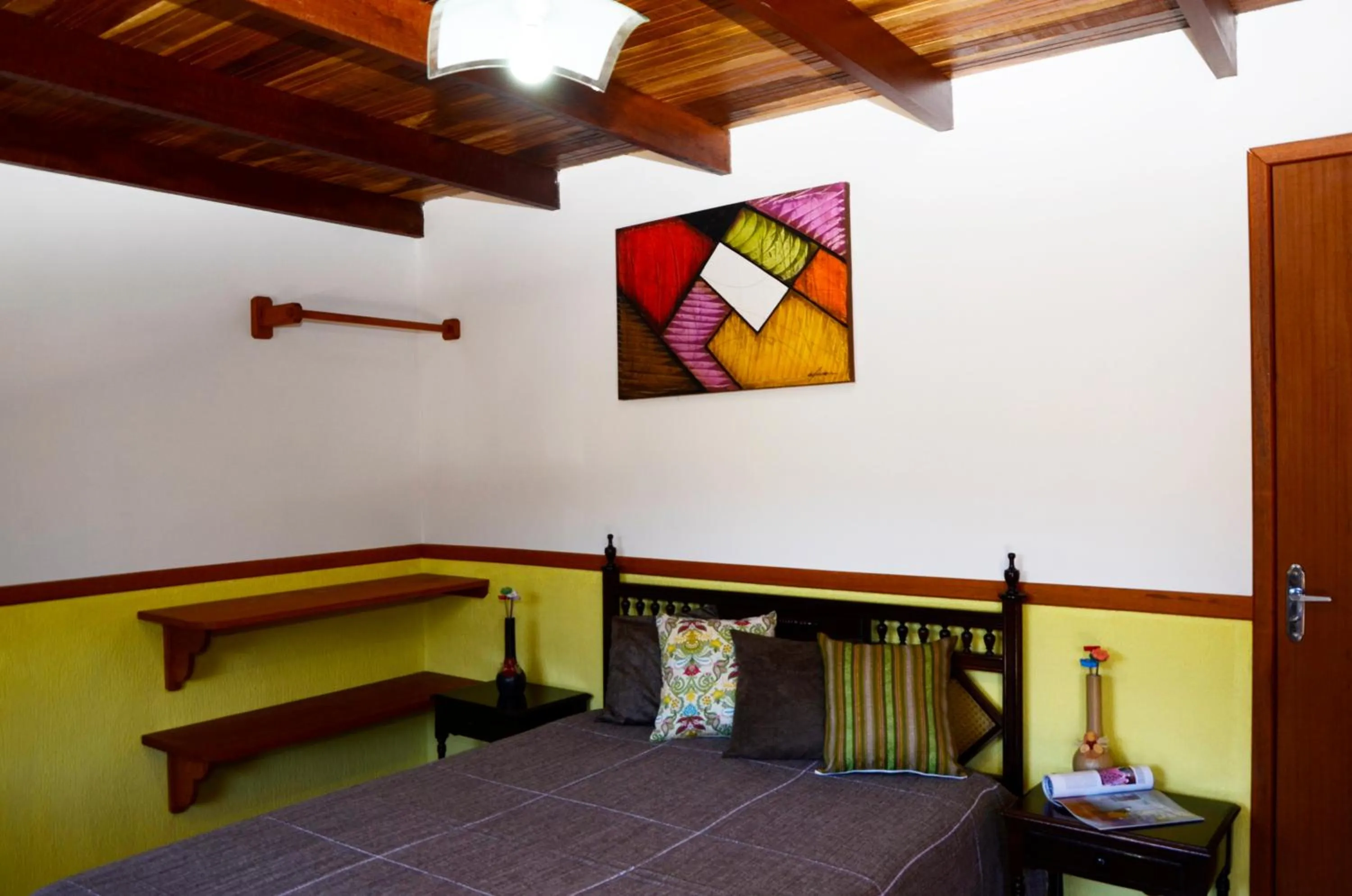 Bed in Pousada Sabor da Serra