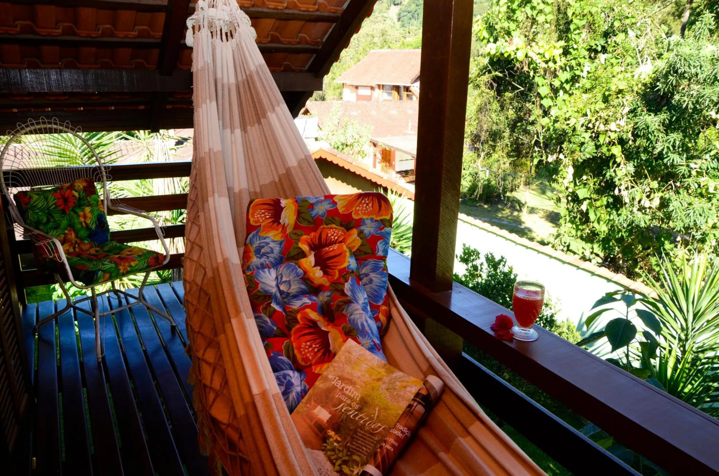 Balcony/Terrace in Pousada Sabor da Serra