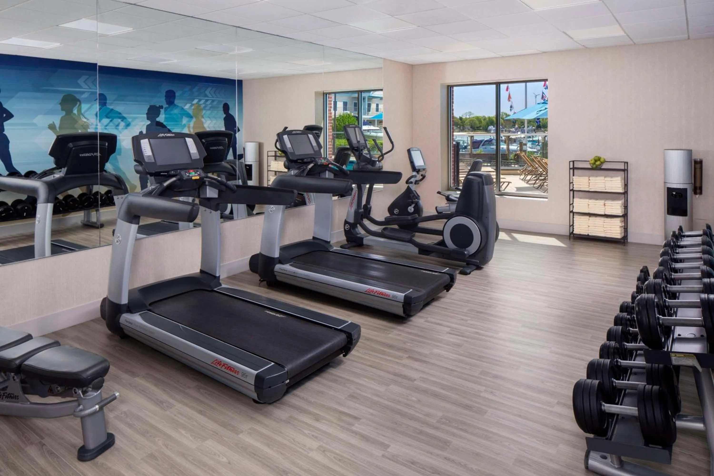 Fitness centre/facilities in Hyatt Place Long Island East End