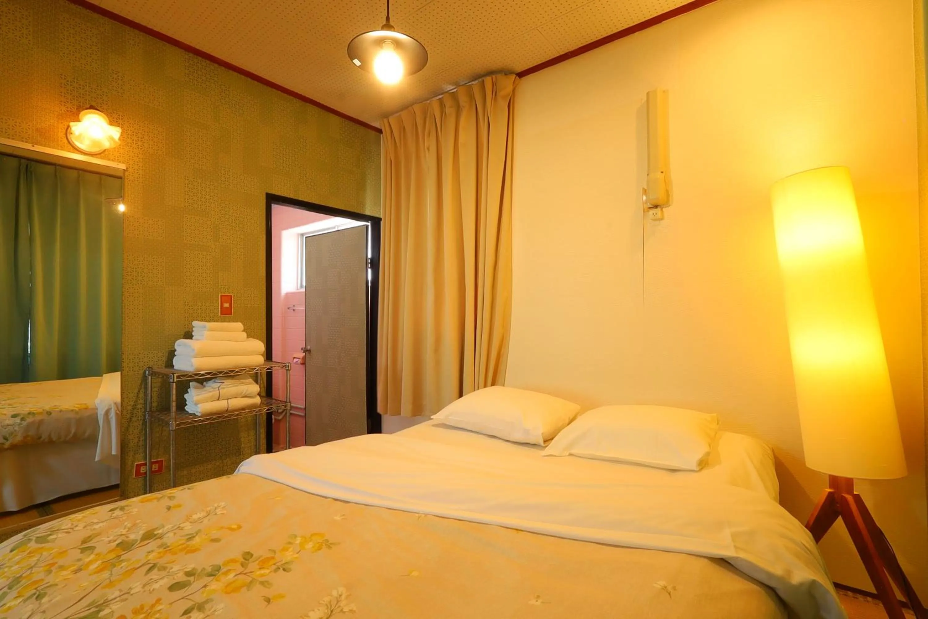 Bed in Shirahama Hotel