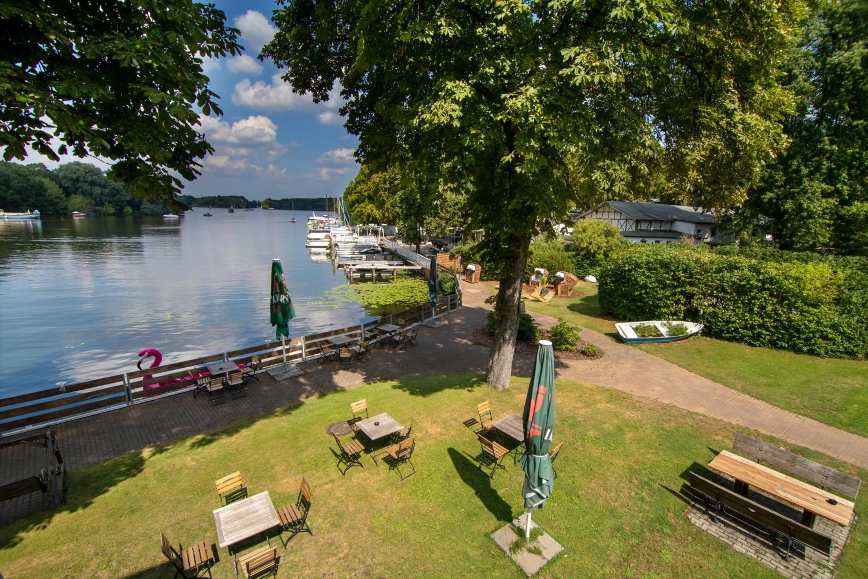 Lake view in Seehotel Grunewald