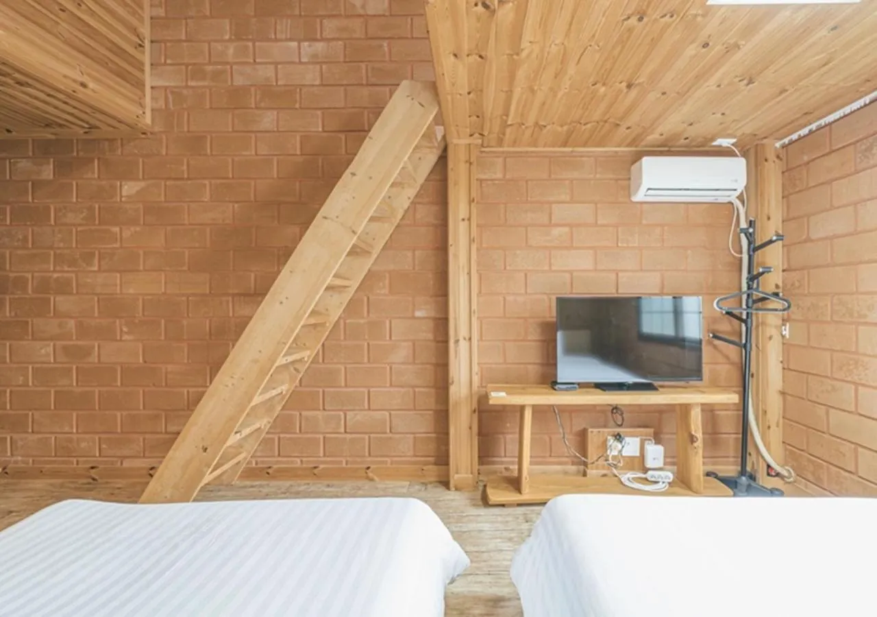 Bed in Jeju Healing Resort