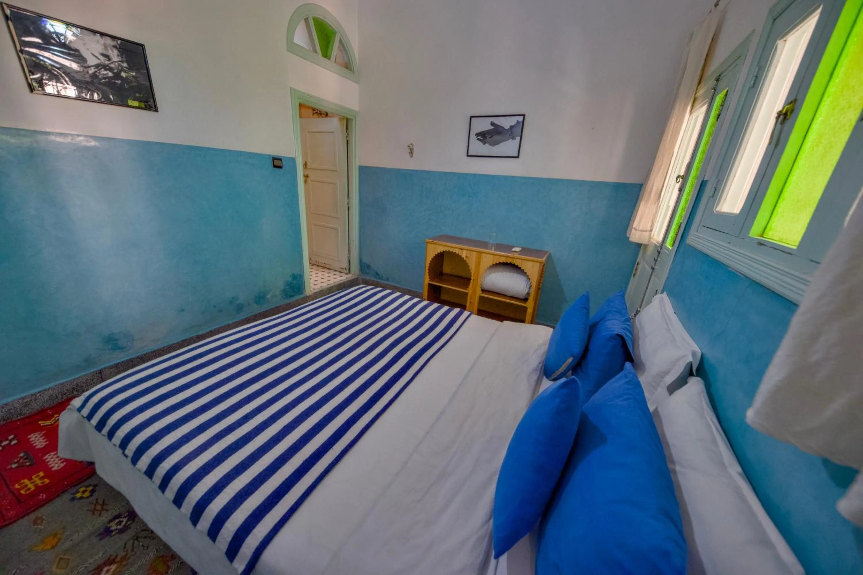 Bed in Maison d'hôtes Dar Farhana