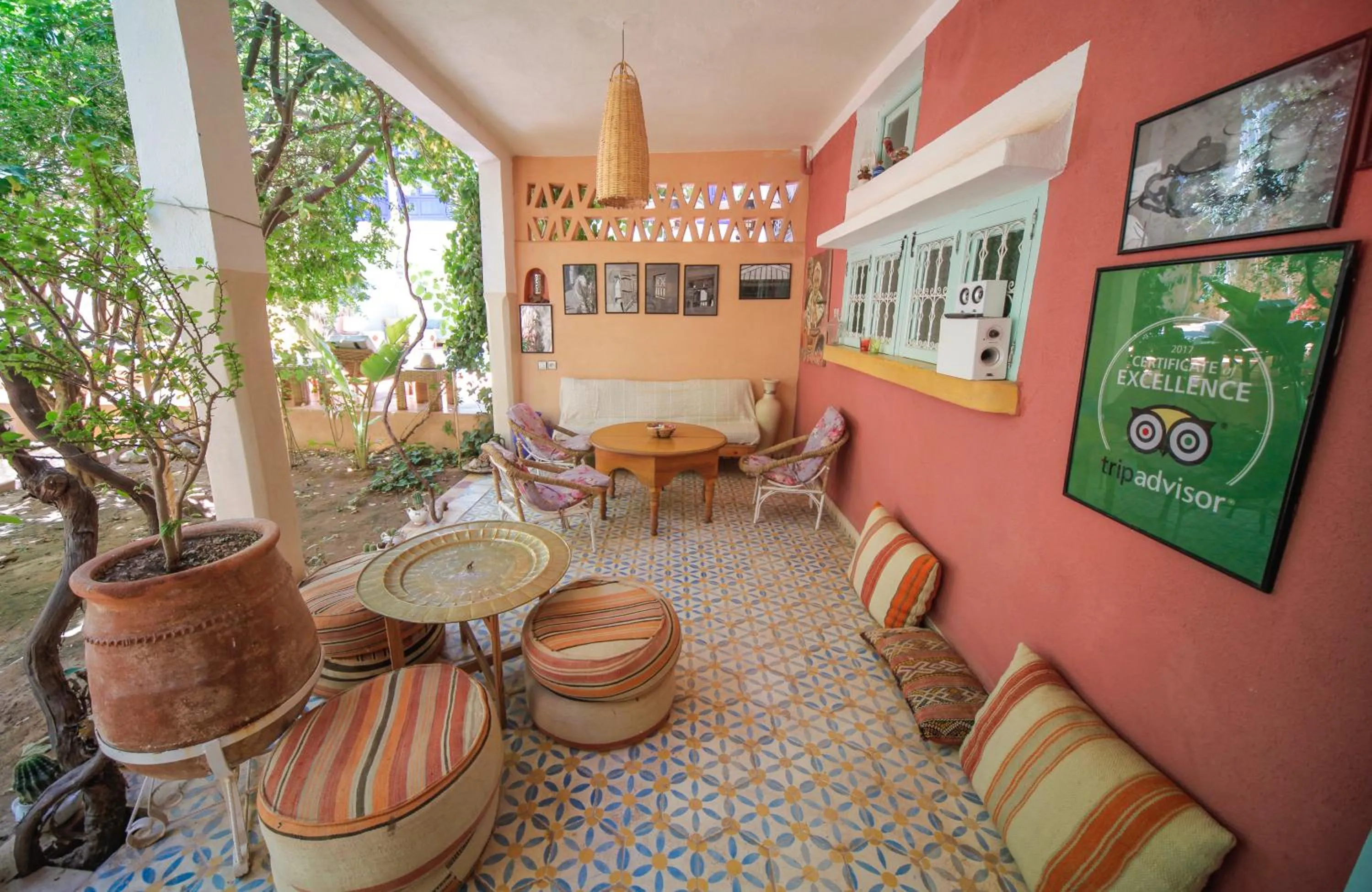 Garden in Maison d'hôtes Dar Farhana