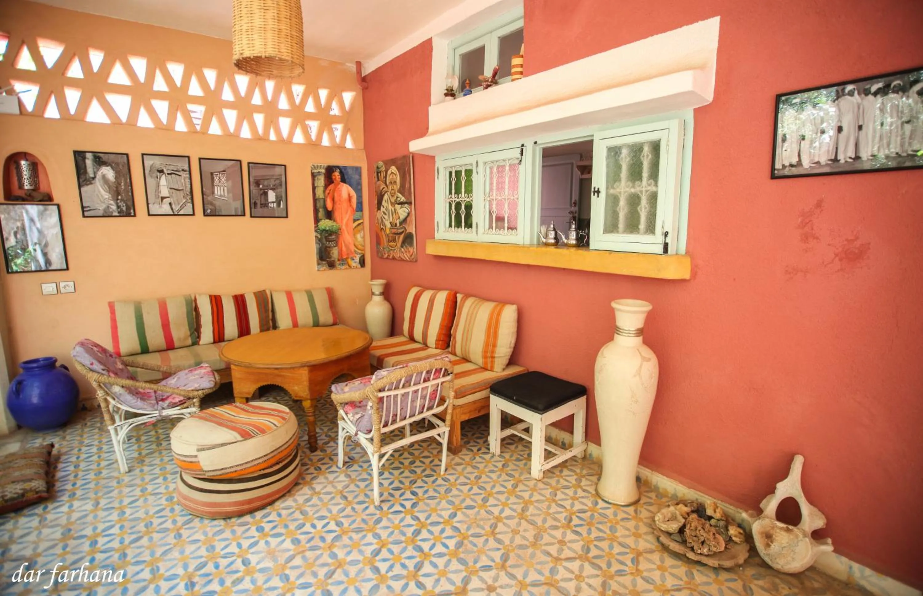 Garden in Maison d'hôtes Dar Farhana