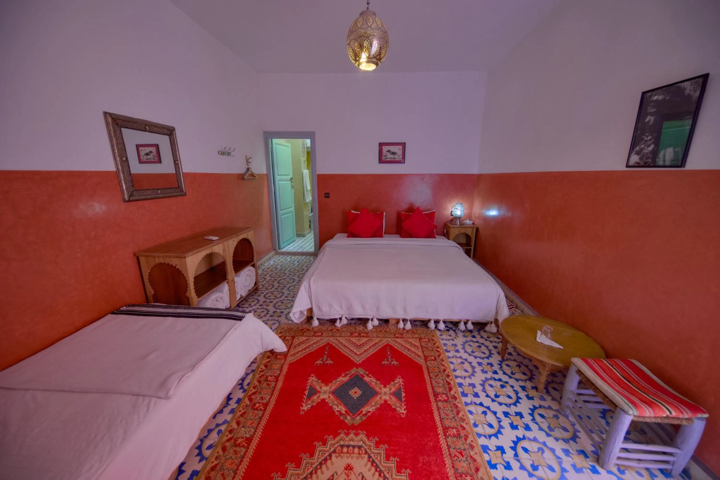 Bed in Maison d'hôtes Dar Farhana