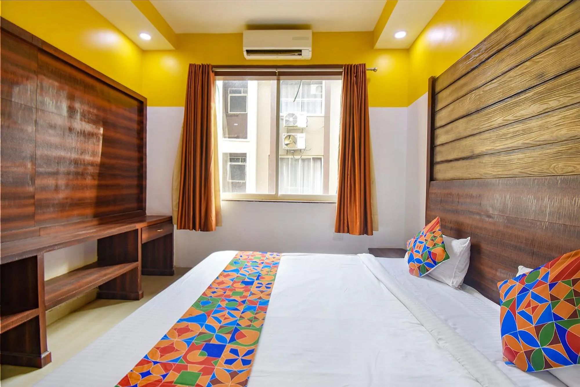 Bed in FabHotel Ocean View Apartment - Dabolim