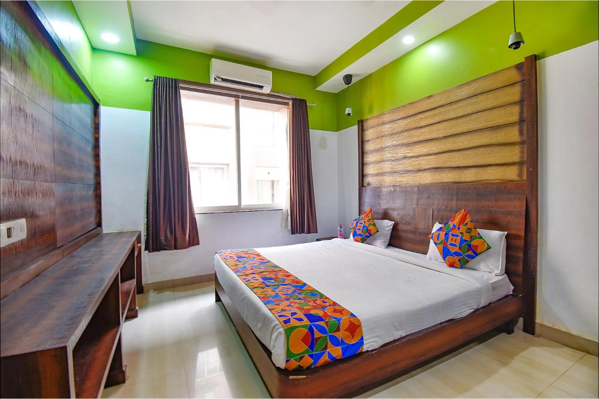Bed in FabHotel Ocean View Apartment - Dabolim