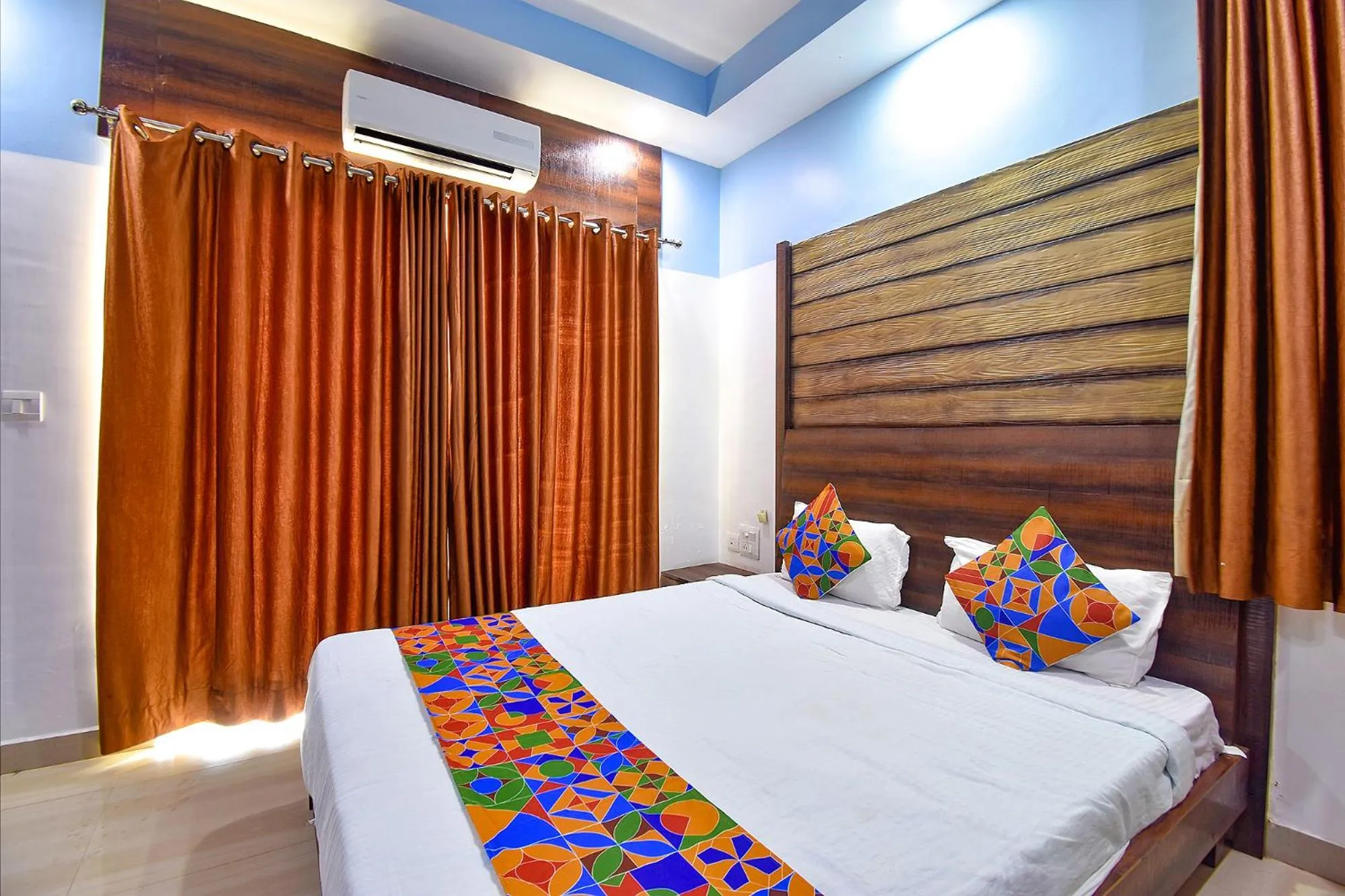 Bed in FabHotel Ocean View Apartment - Dabolim