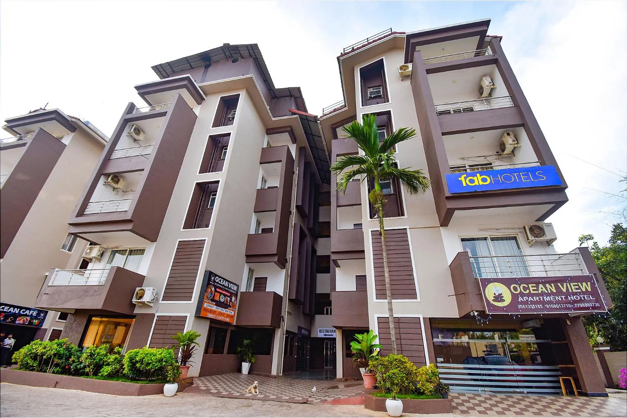 Facade/entrance in FabHotel Ocean View Apartment - Dabolim