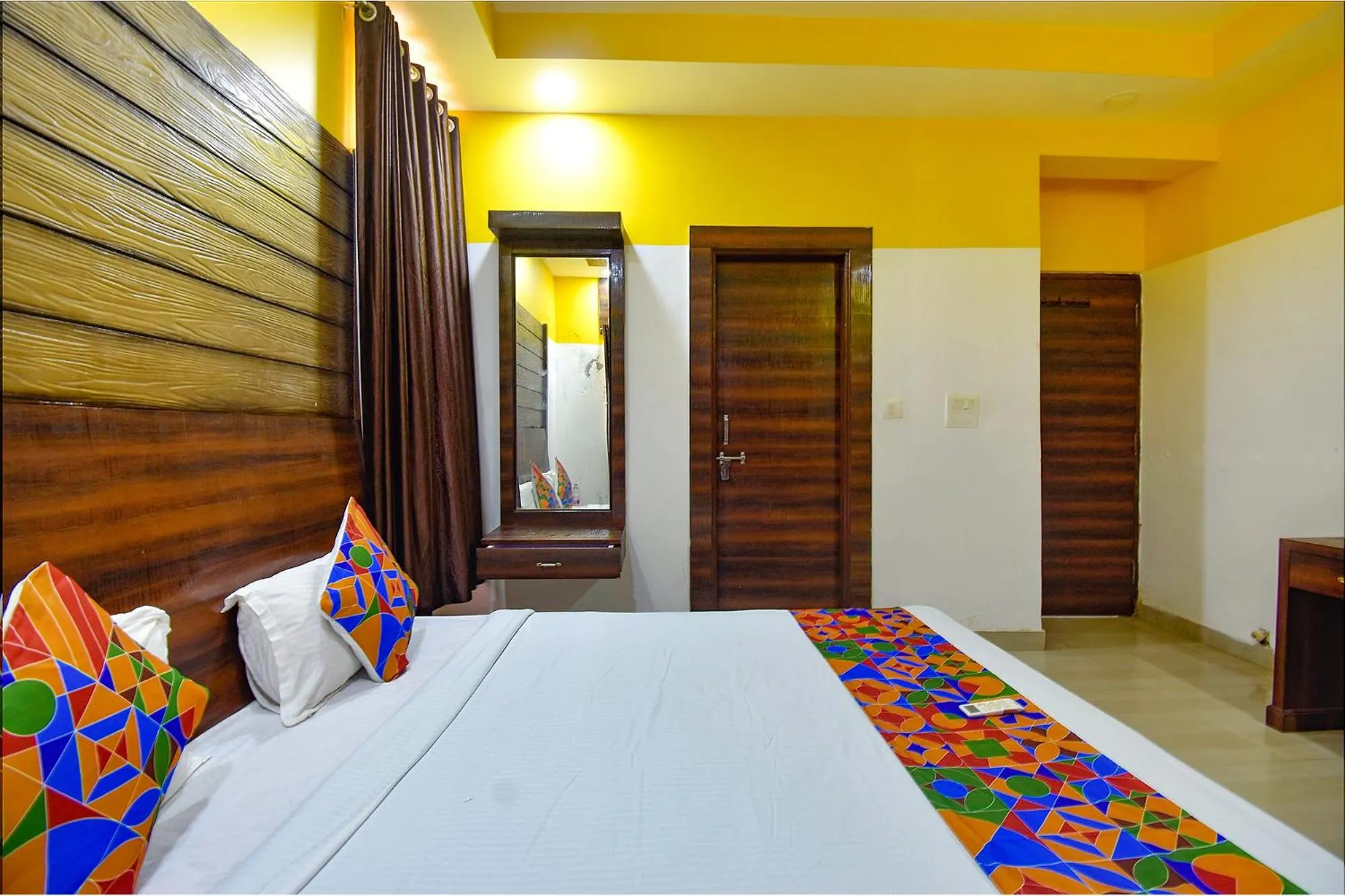 Bedroom, Bed in FabHotel Ocean View Apartment - Dabolim