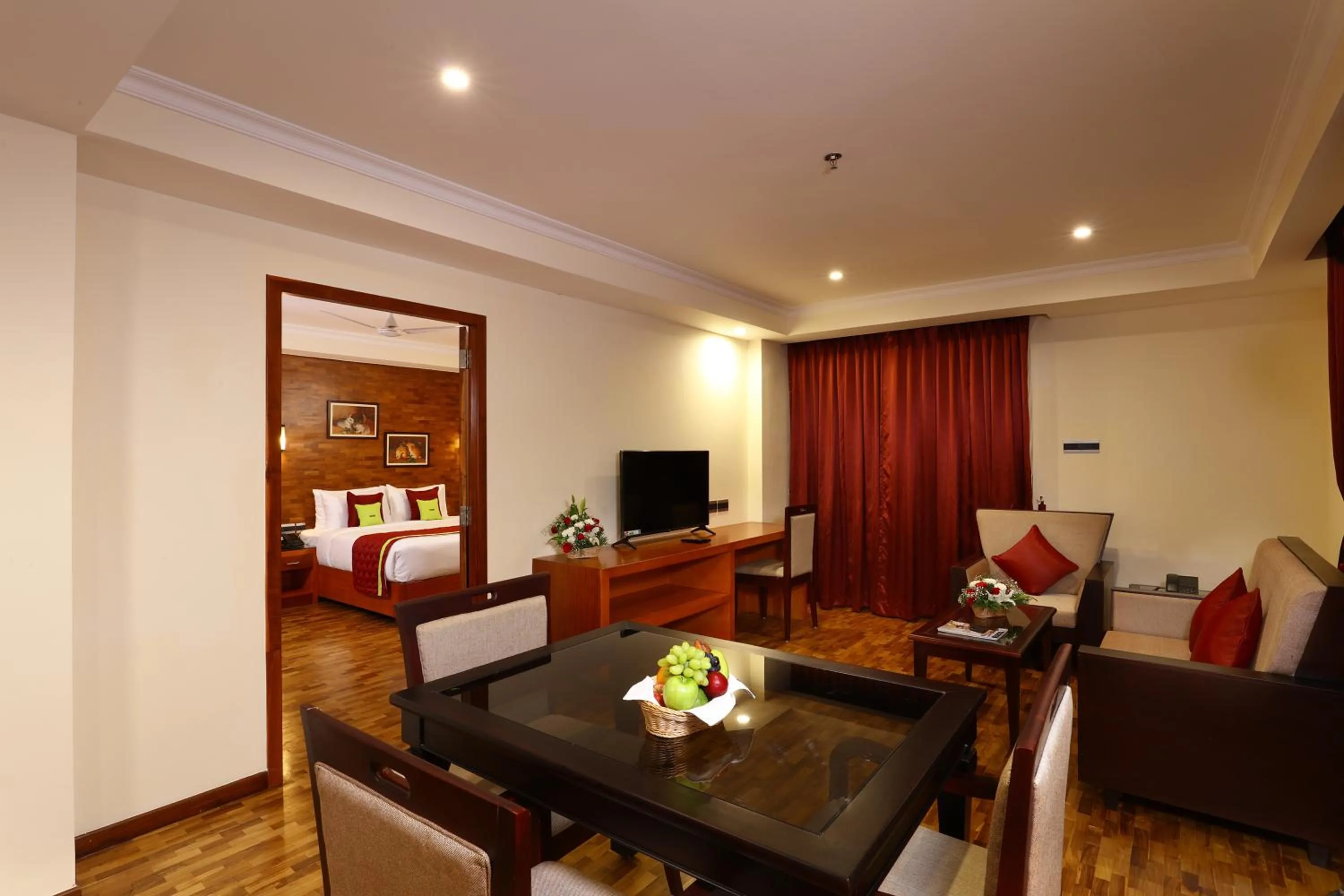 Bedroom in JVK Park Hotel