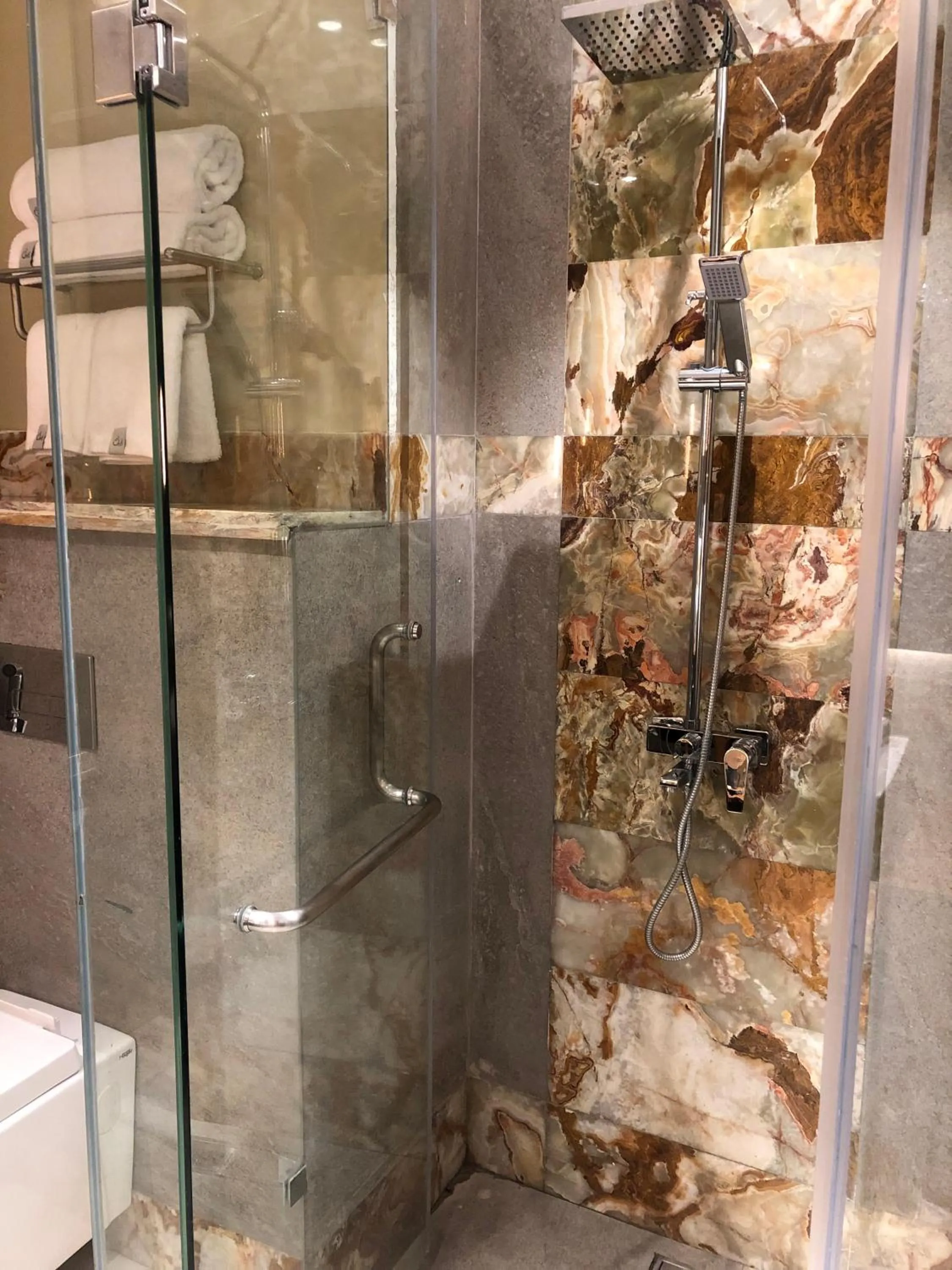 Shower in The Radh Hotel