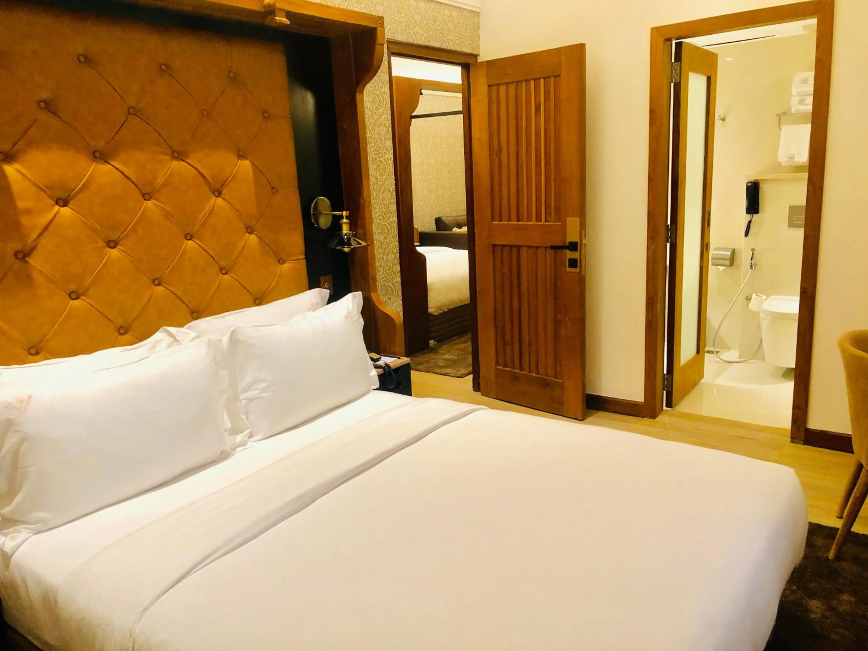 Bed in The Radh Hotel