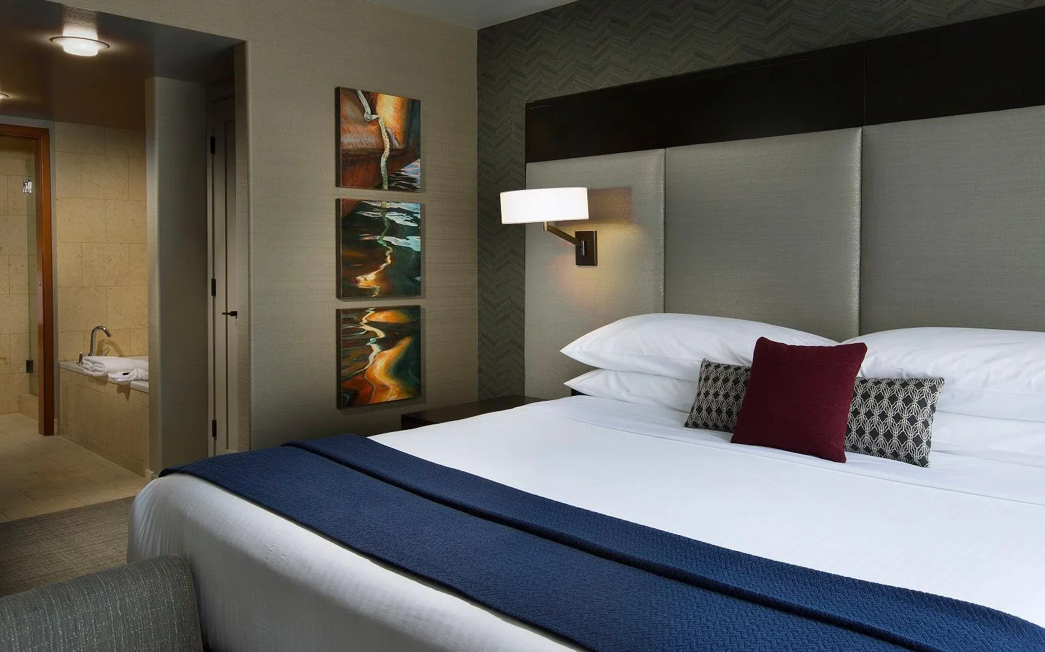 Bed in The Paramount Hotel