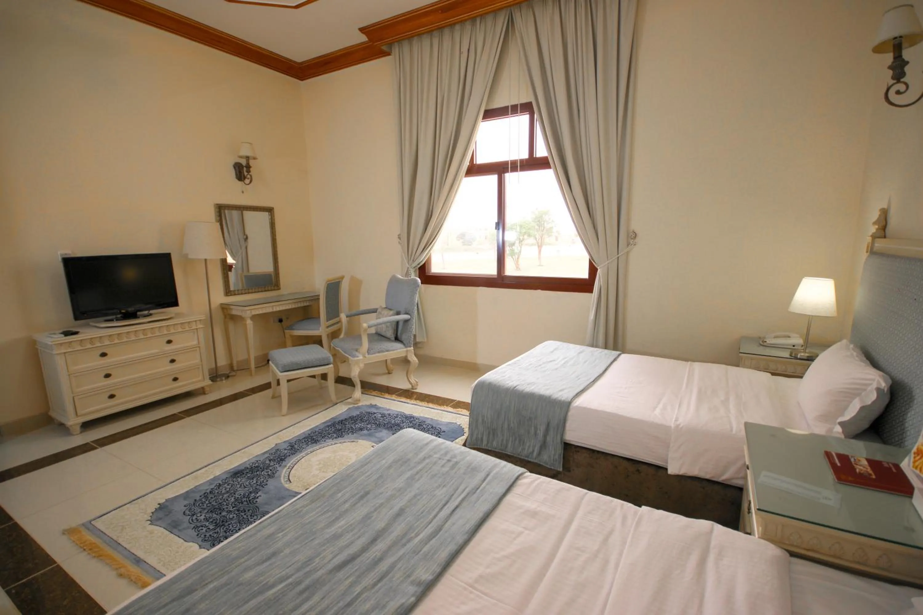 Bed in Al Bada Hotel and Resort