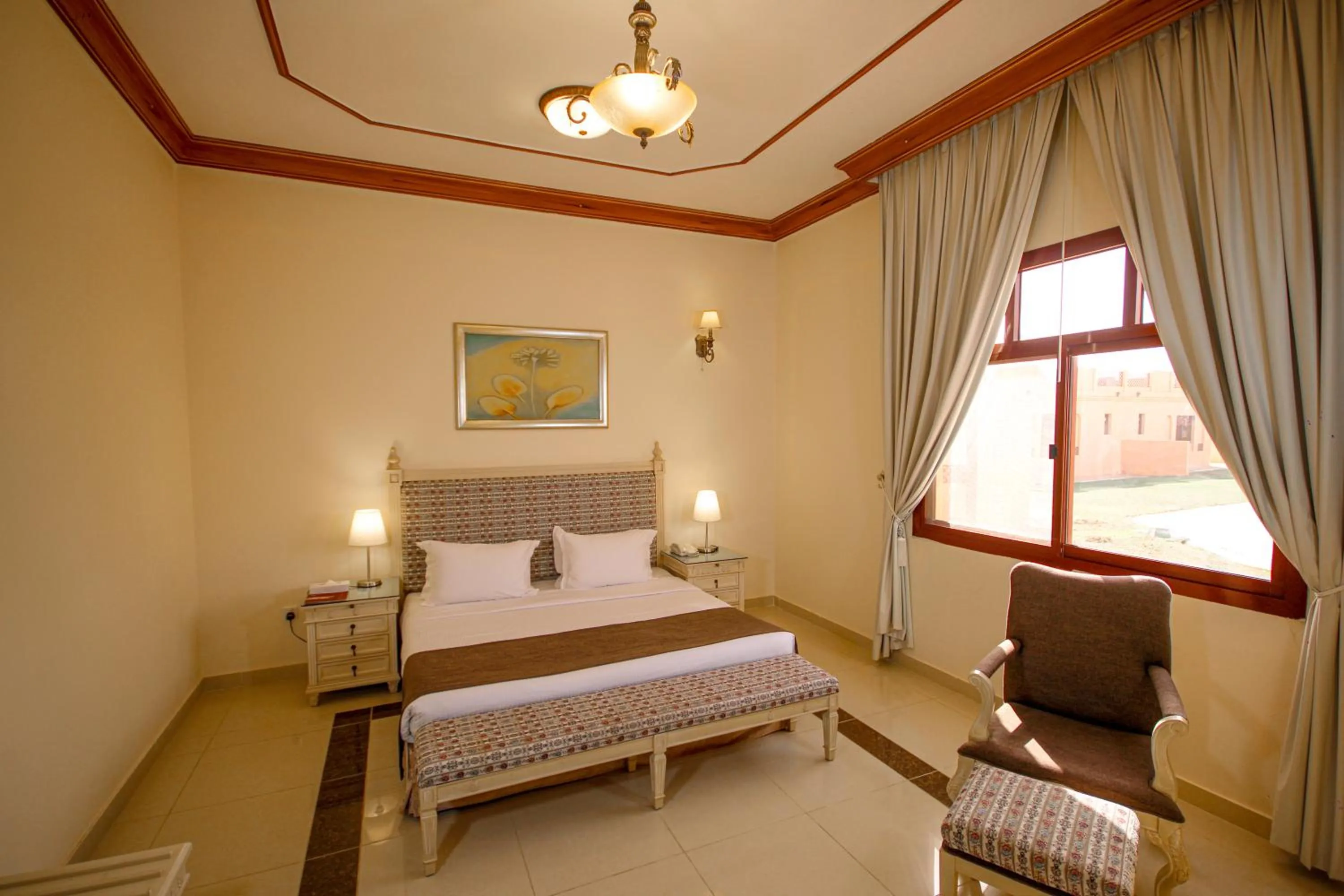 Bed in Al Bada Hotel and Resort