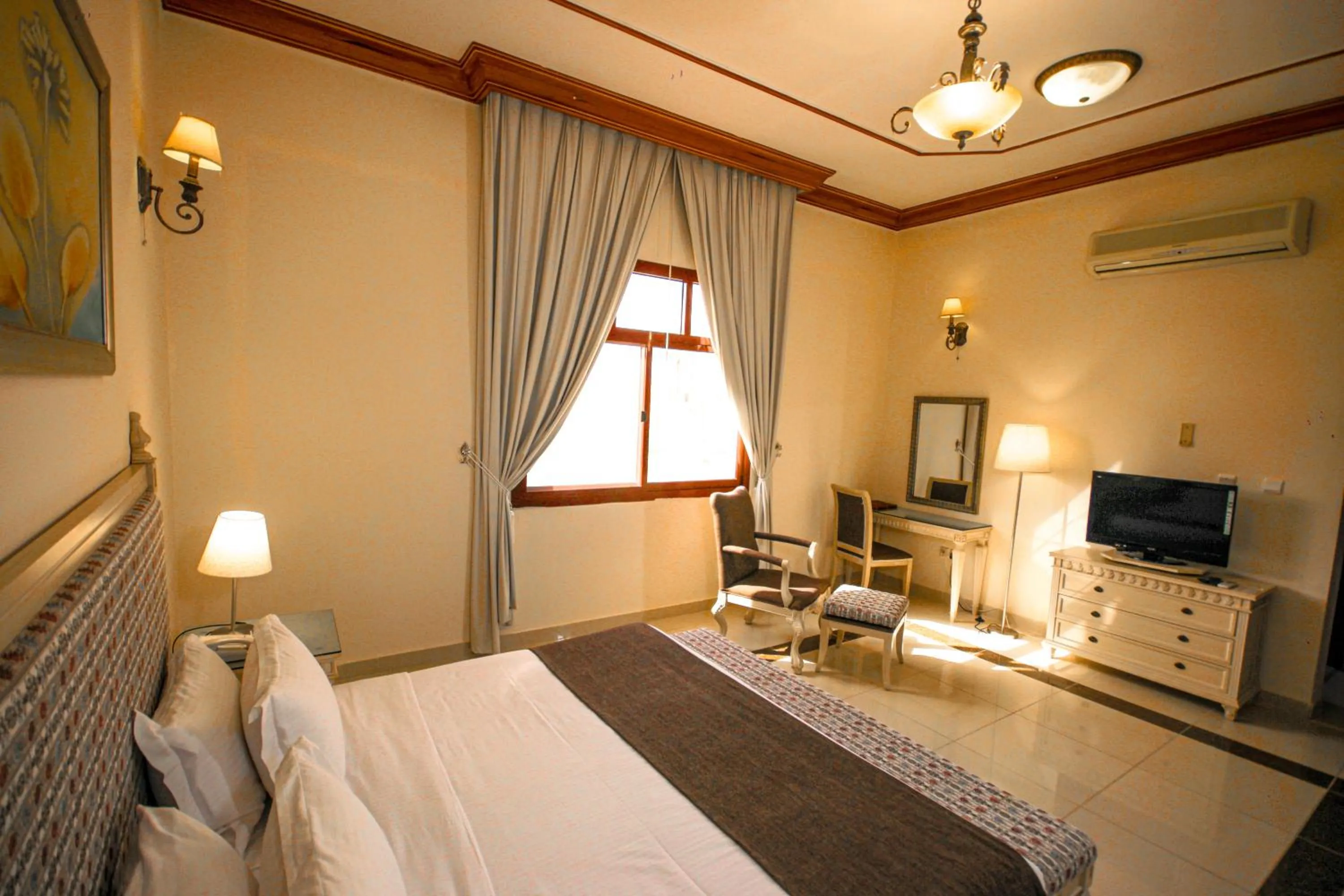 Bed in Al Bada Hotel and Resort