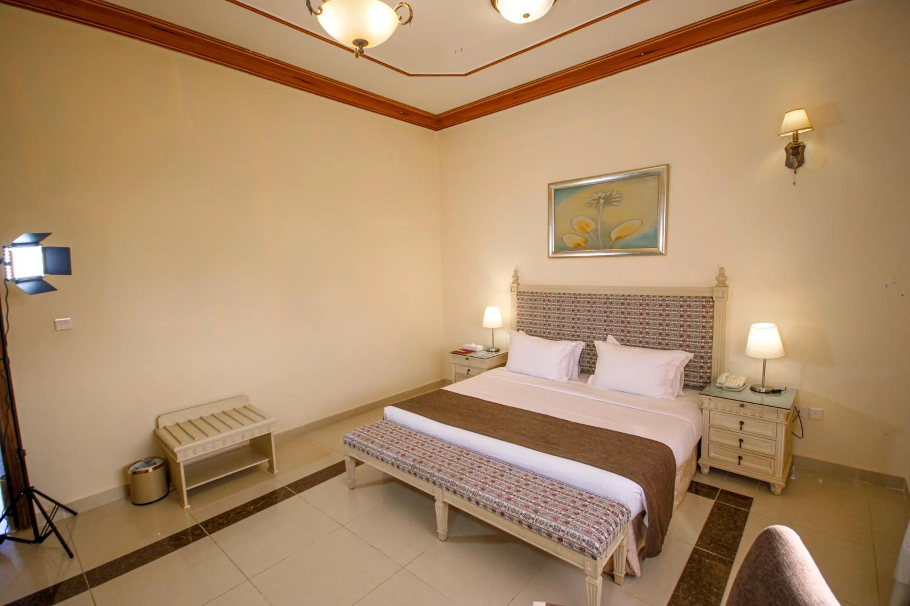 Bed in Al Bada Hotel and Resort