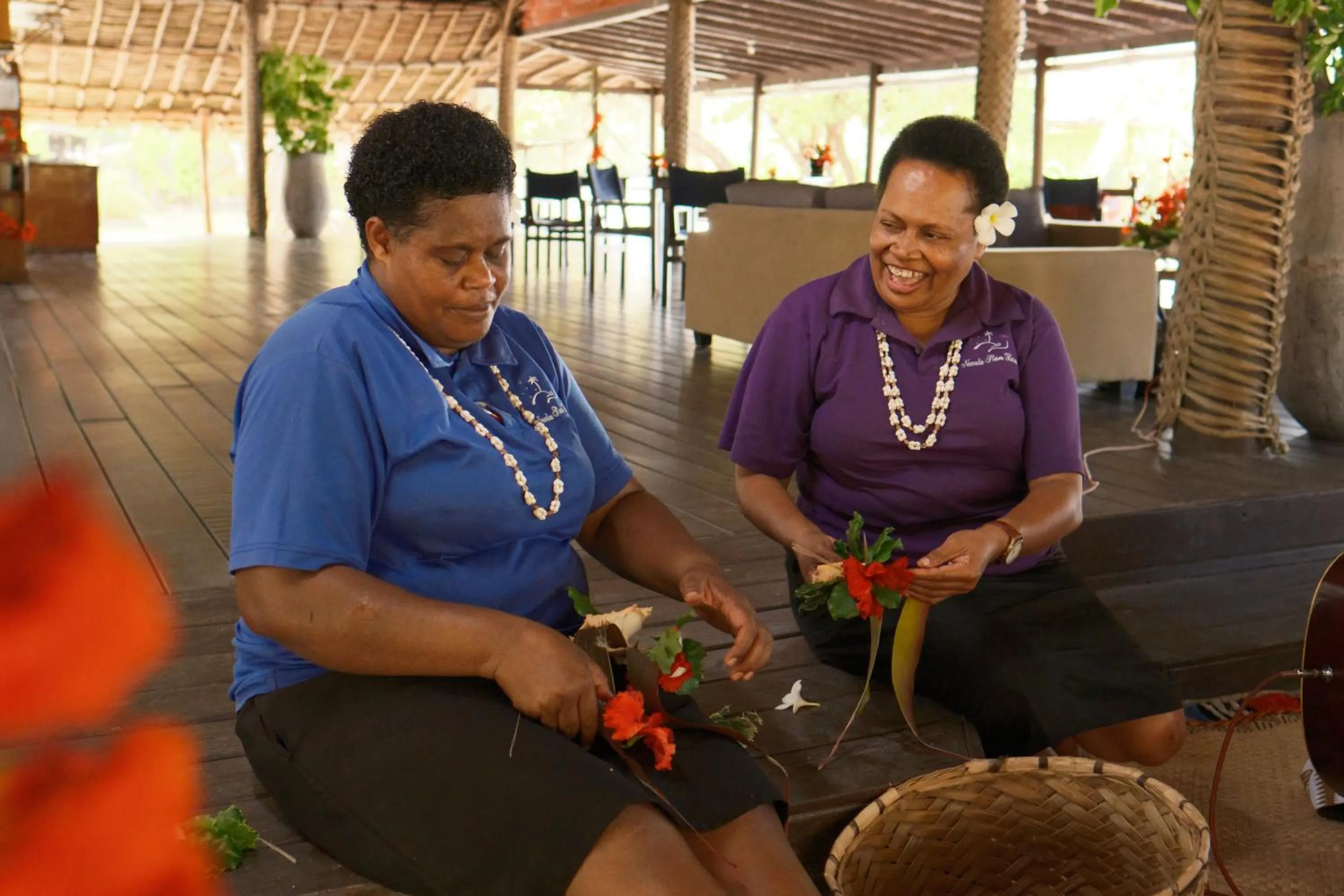 People in Navutu Stars Resort