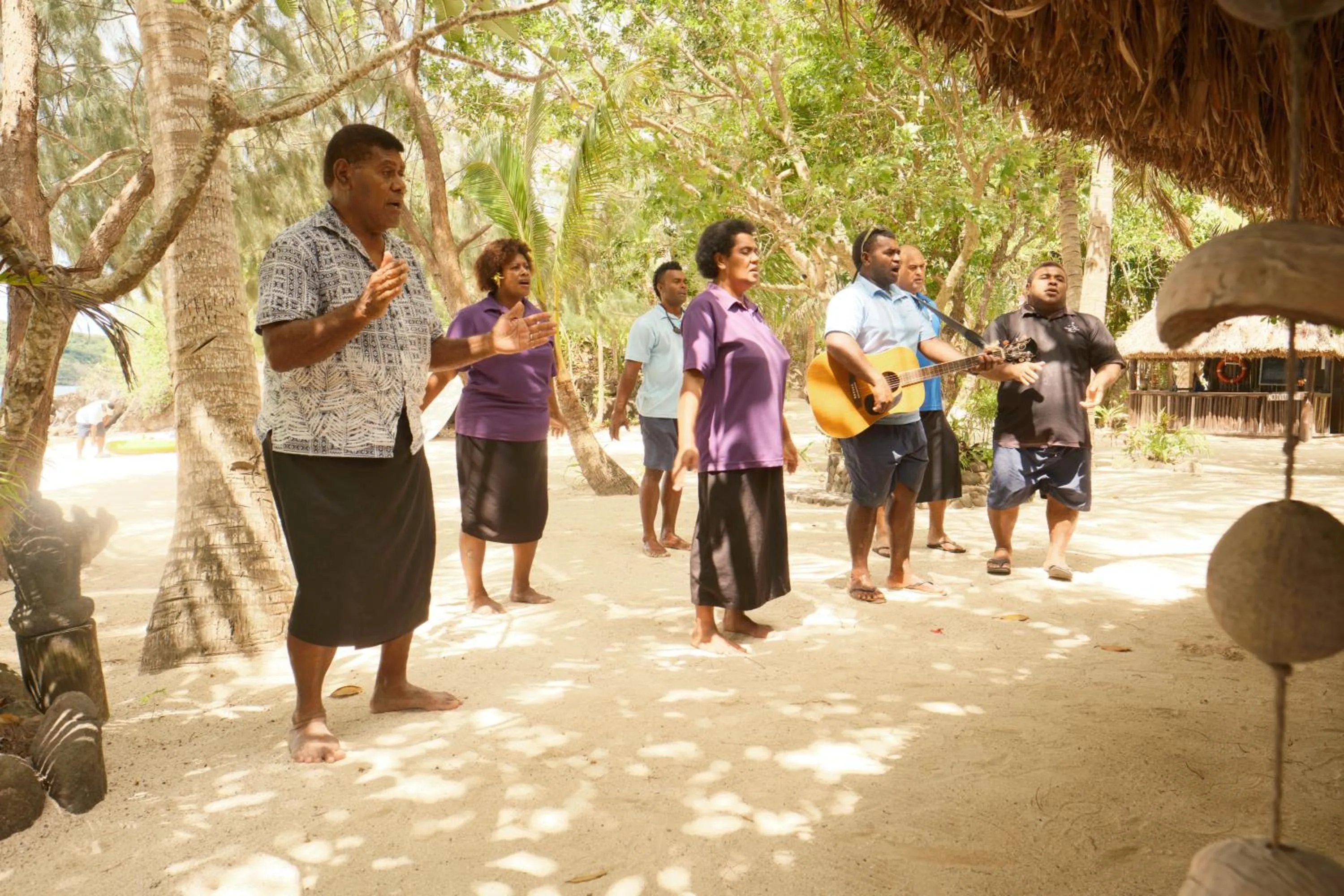 People in Navutu Stars Resort