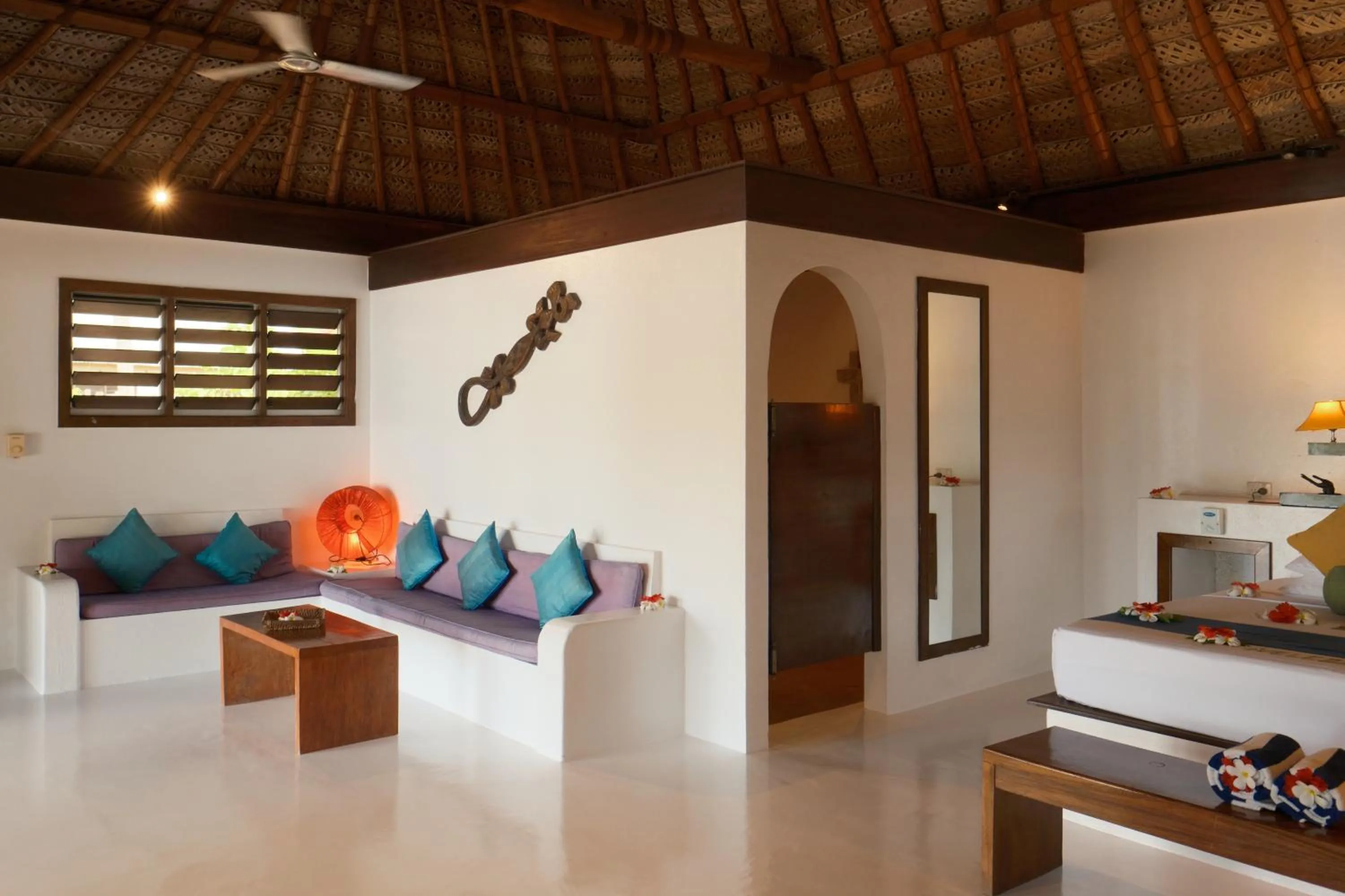 Seating area in Navutu Stars Resort