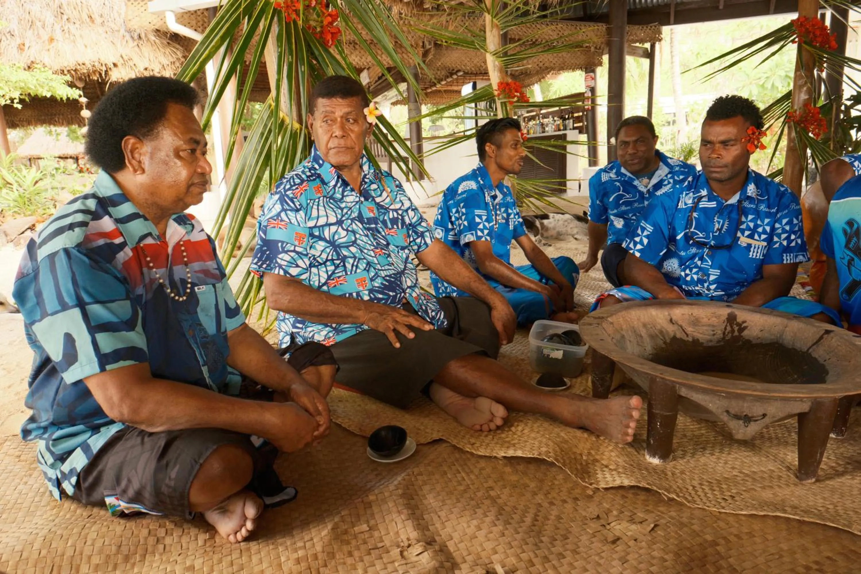 People in Navutu Stars Resort