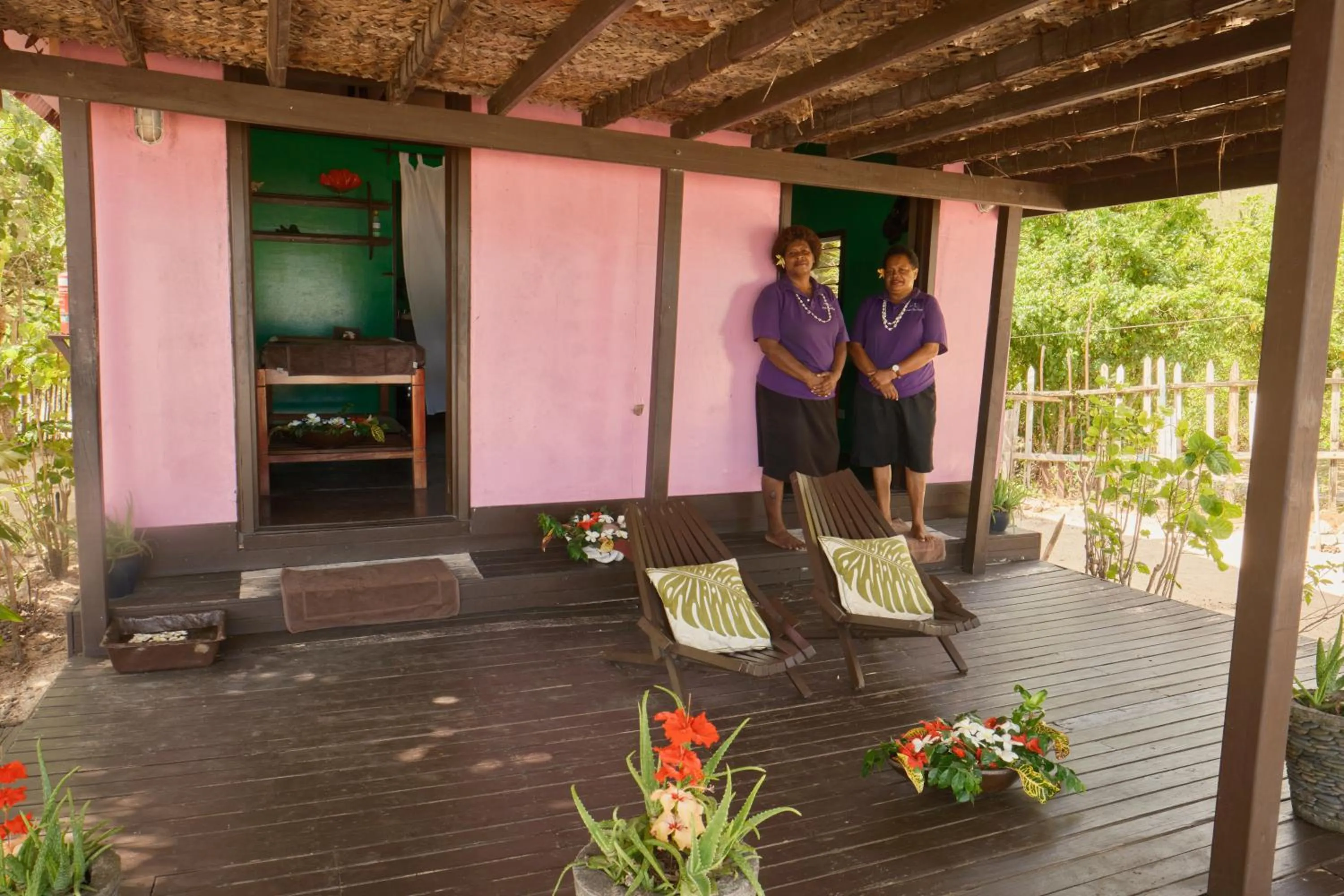Staff in Navutu Stars Resort