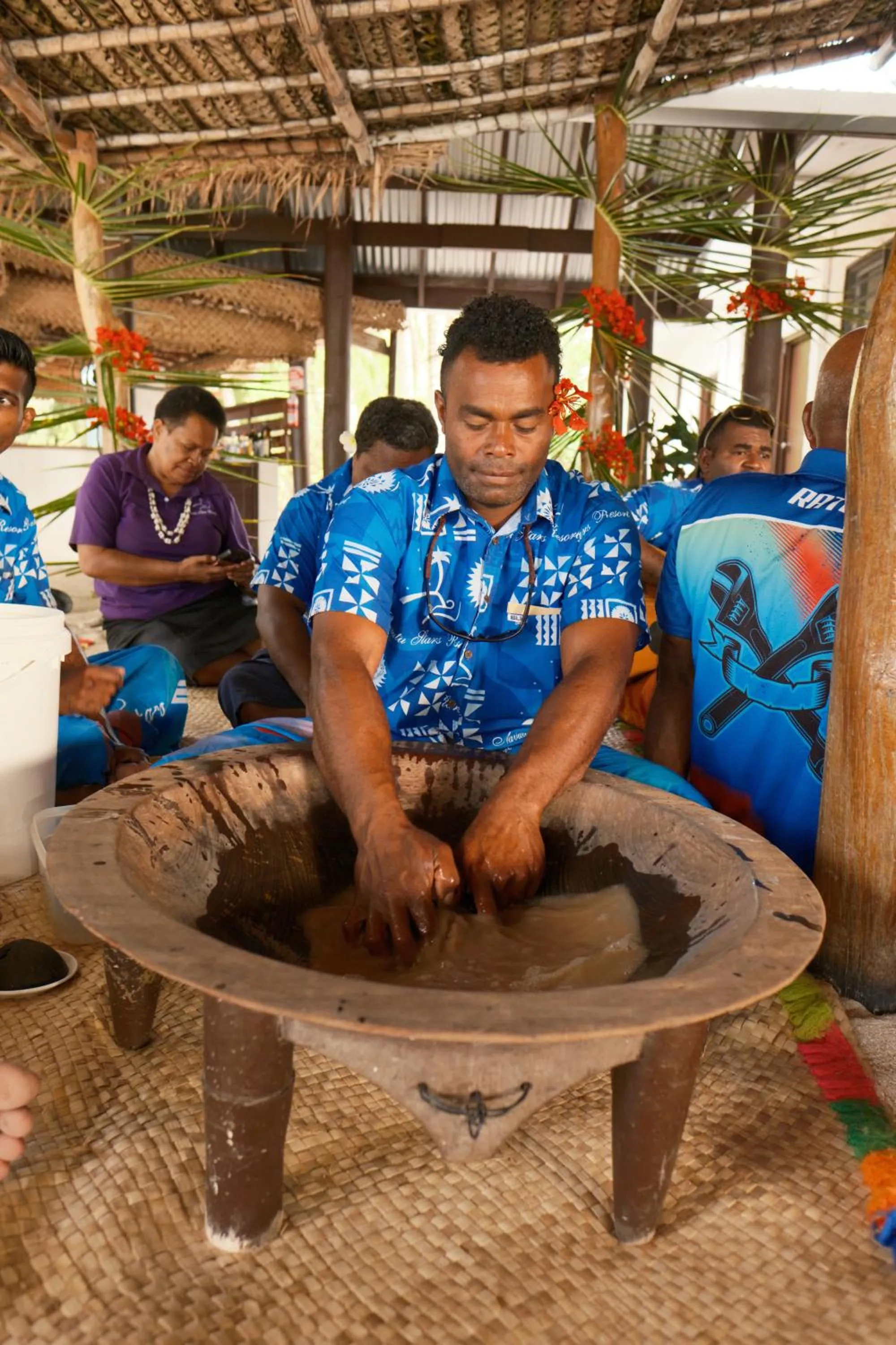 People in Navutu Stars Resort