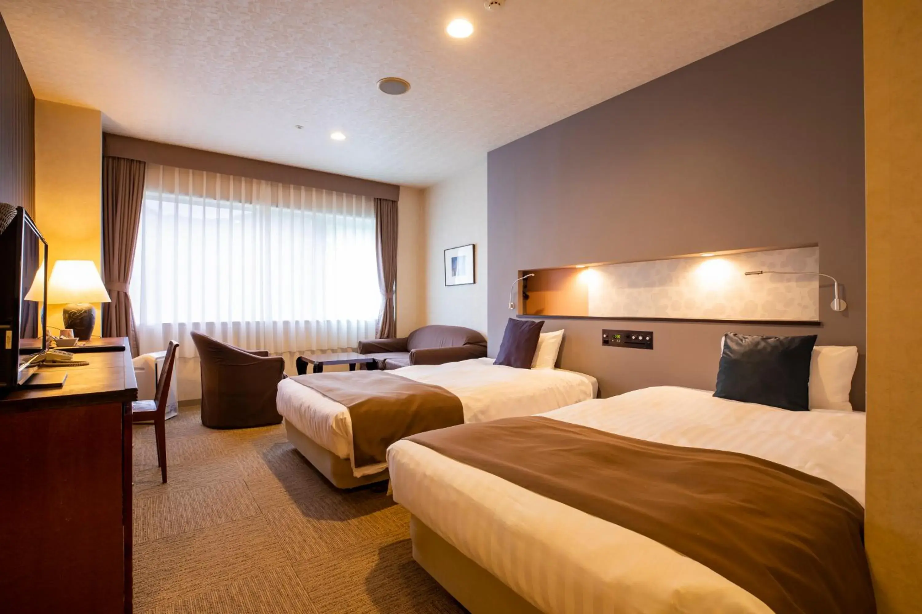 Twin Room - single occupancy - High Floor - Non-Smoking in Otaru Asari Classe Hotel Twin Room - single occupancy - High Floor - Non-Smoking in Otaru Asari Classe Hotel