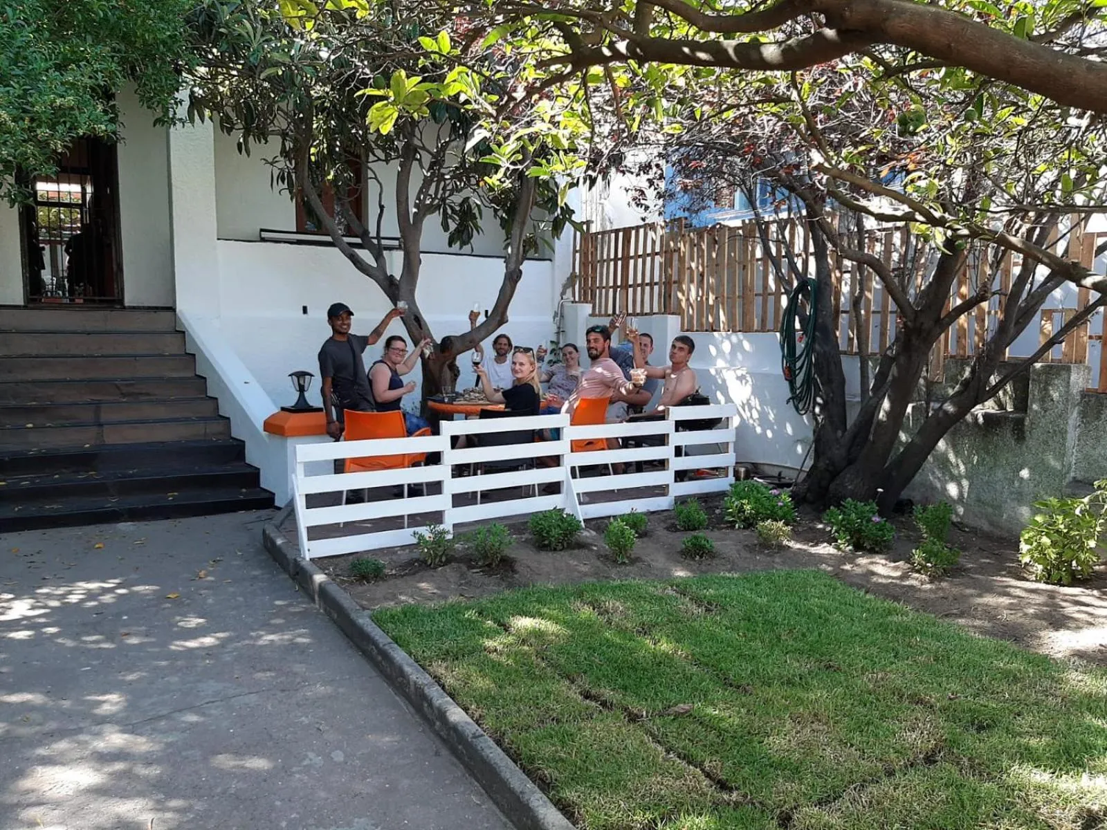 Garden in Zebra Crossing Backpacker