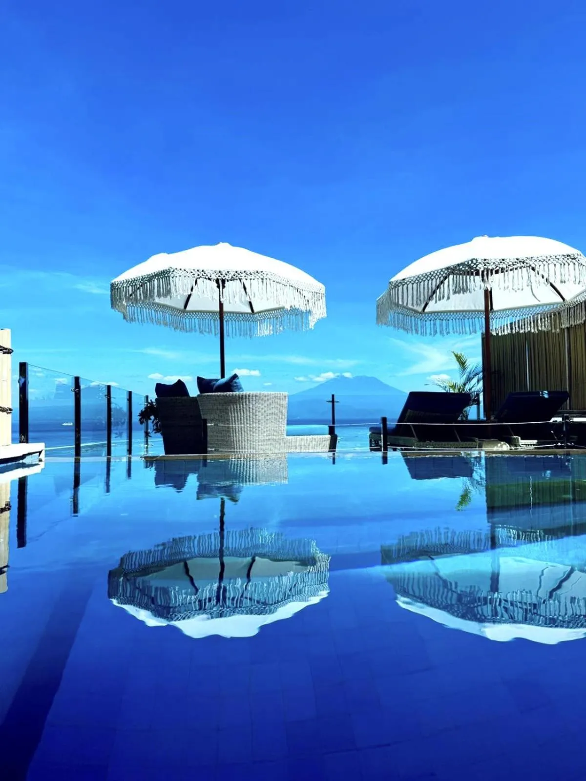 sunbed in Lembongan Harmony Villas