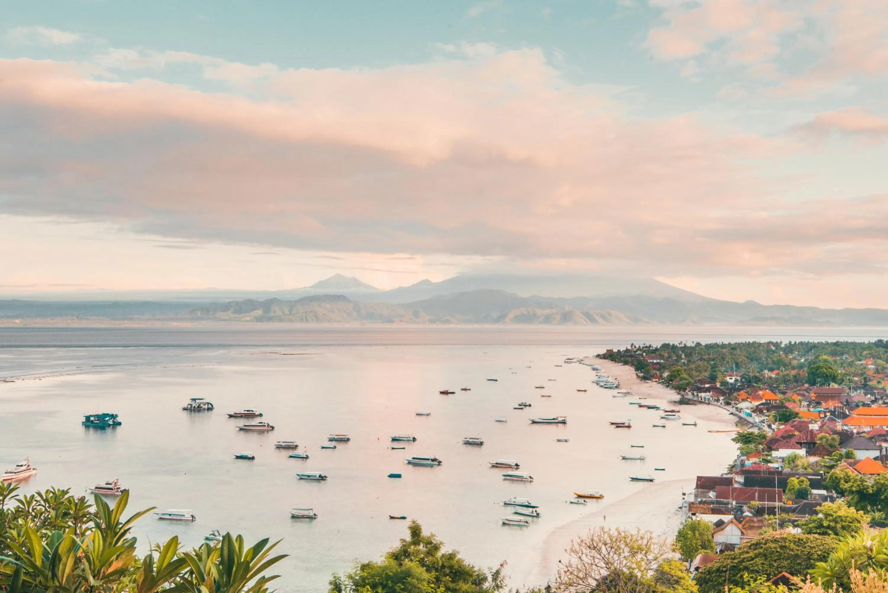 Mountain view in Lembongan Harmony Villas