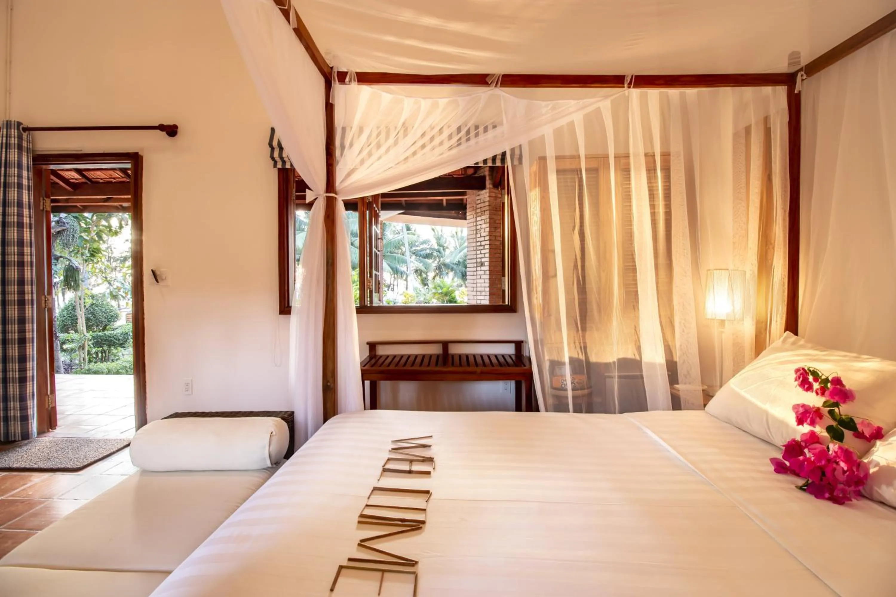 Bedroom, Bed in Cassia Cottage Resort and Spa
