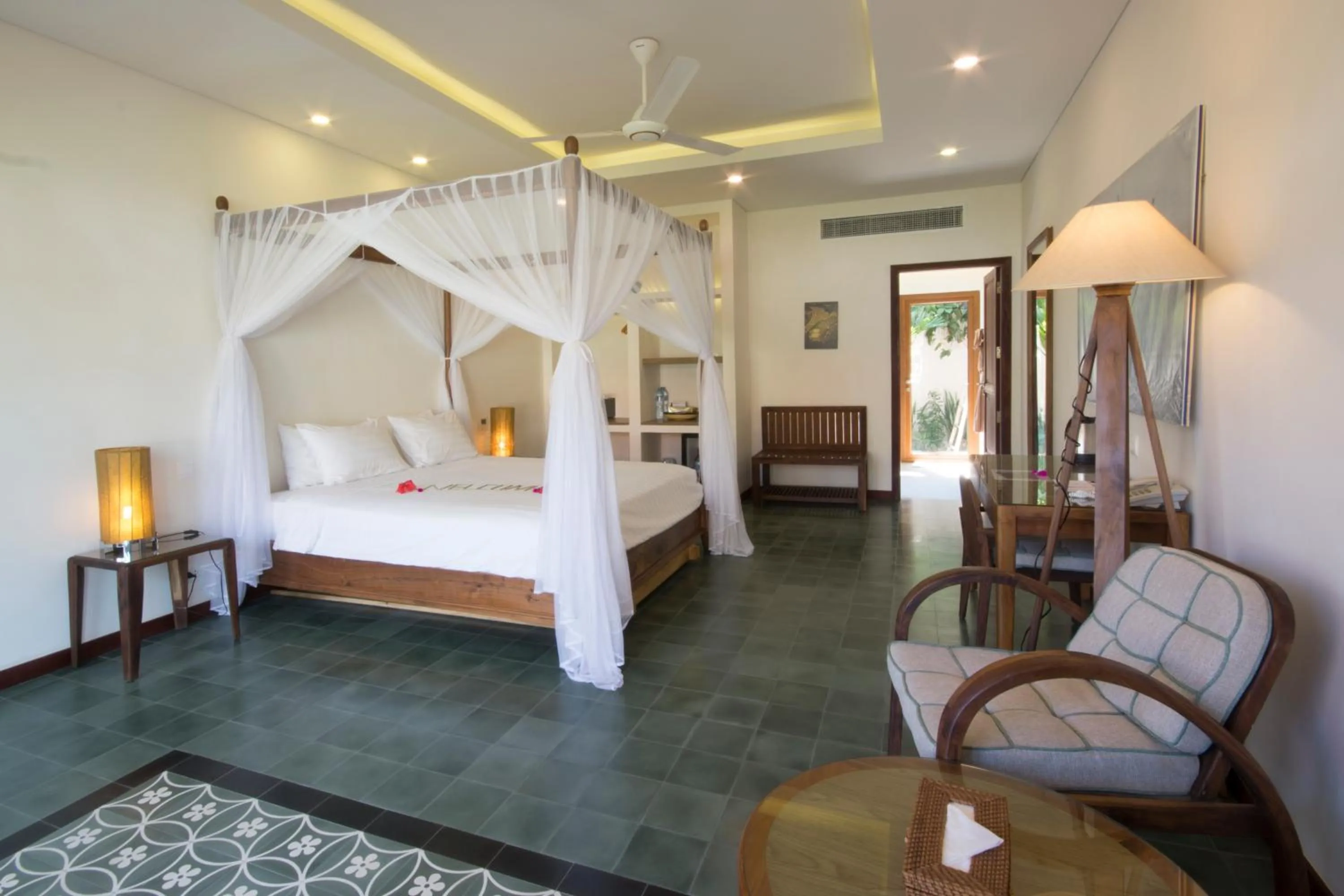 Bedroom, Bed in Cassia Cottage Resort and Spa