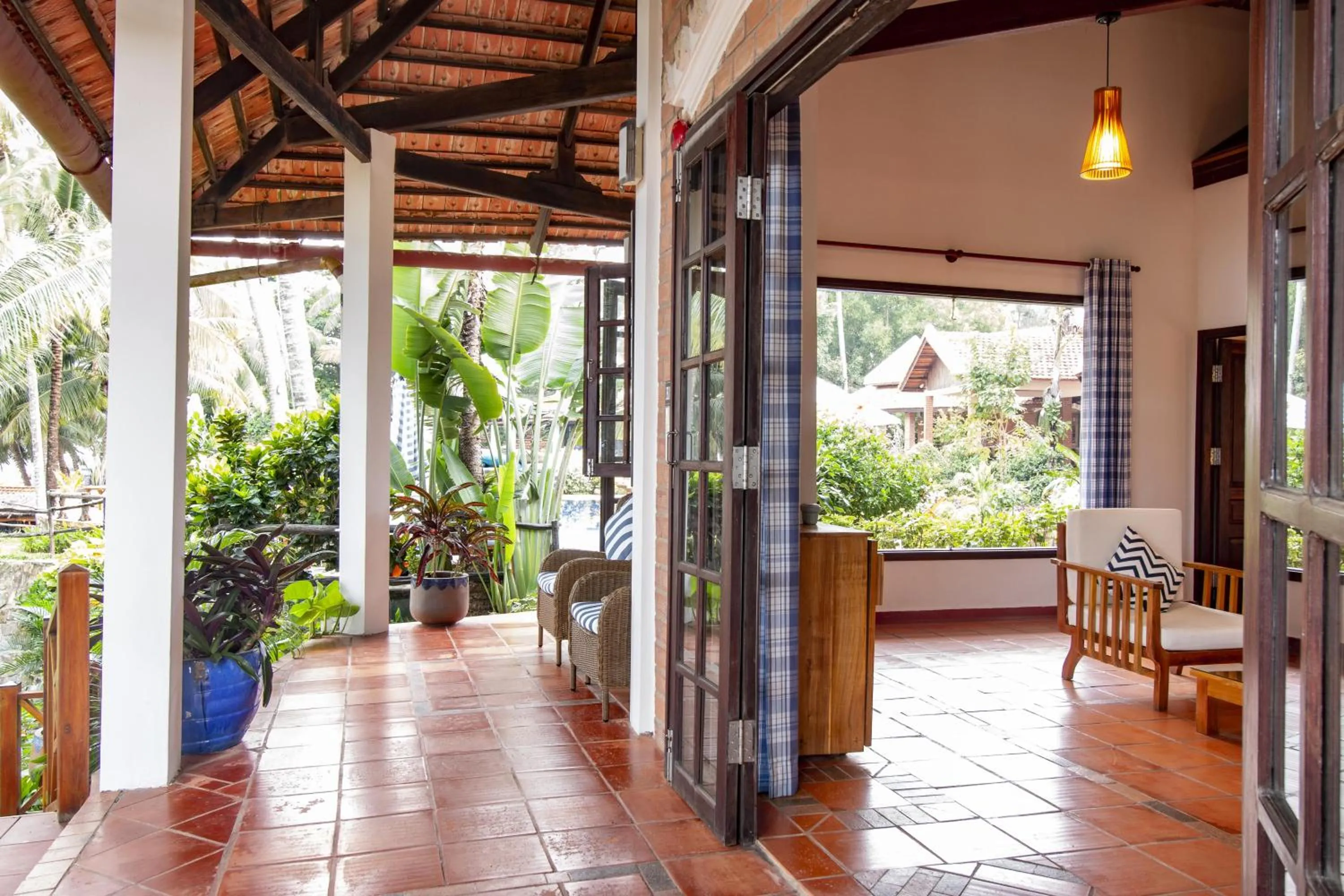 Balcony/Terrace in Cassia Cottage Resort and Spa