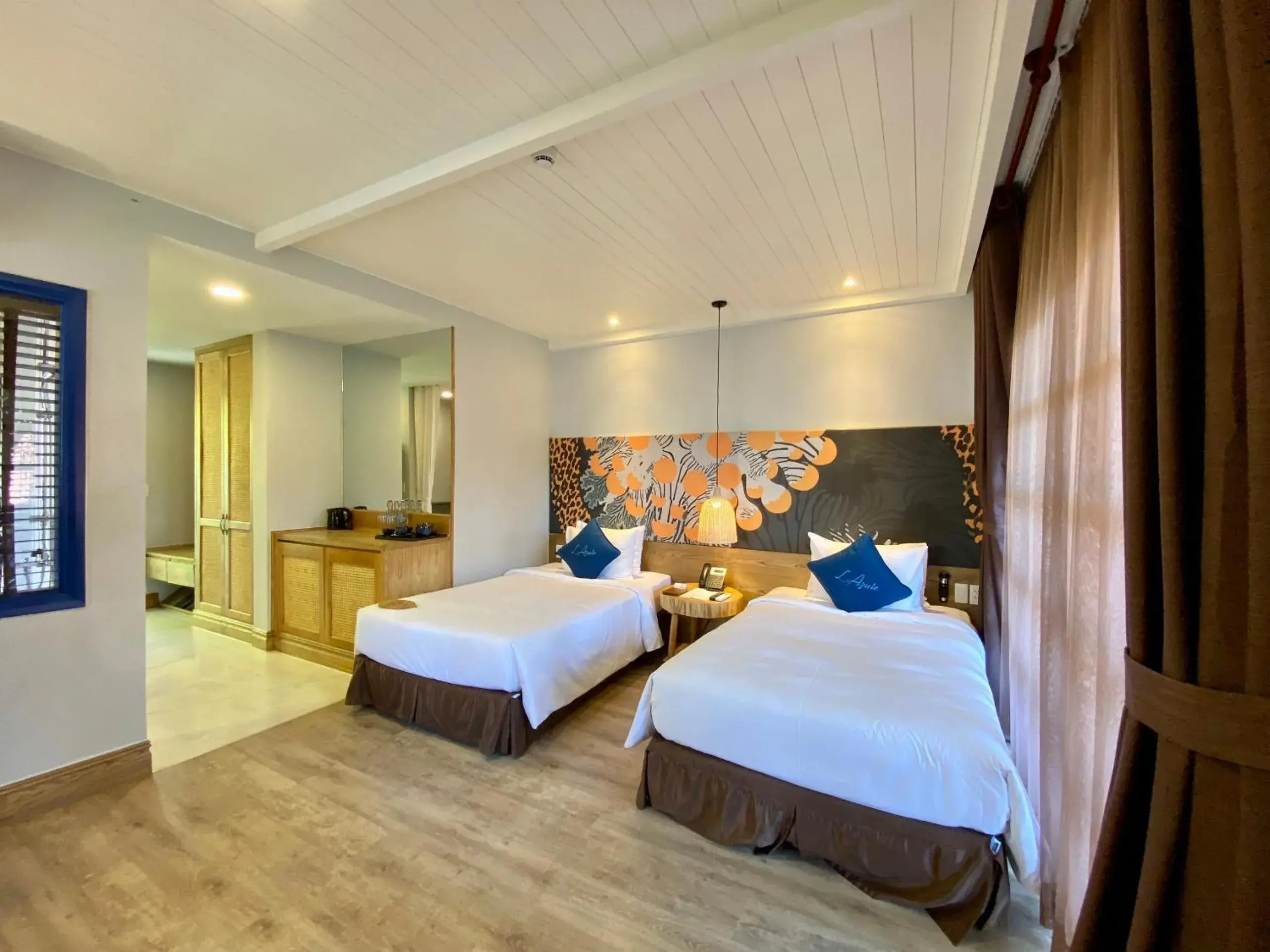 Deluxe Garden View Twin Bed in L'Azure Resort and Spa Deluxe Garden View Twin Bed in L'Azure Resort and Spa