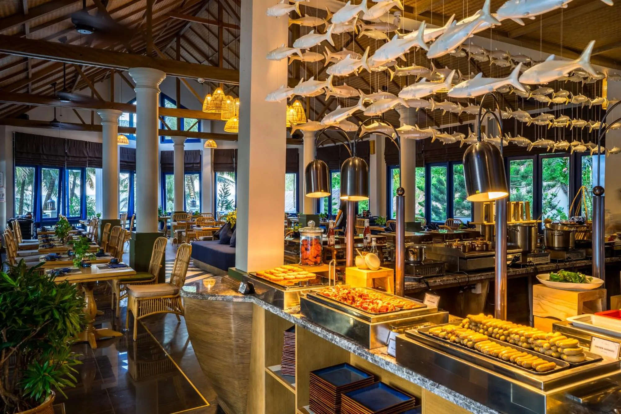 Restaurant/places to eat in L'Azure Resort and Spa