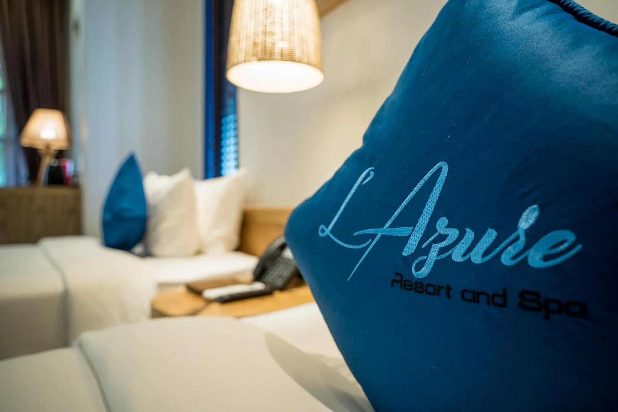 Property logo or sign, Bed in L'Azure Resort and Spa