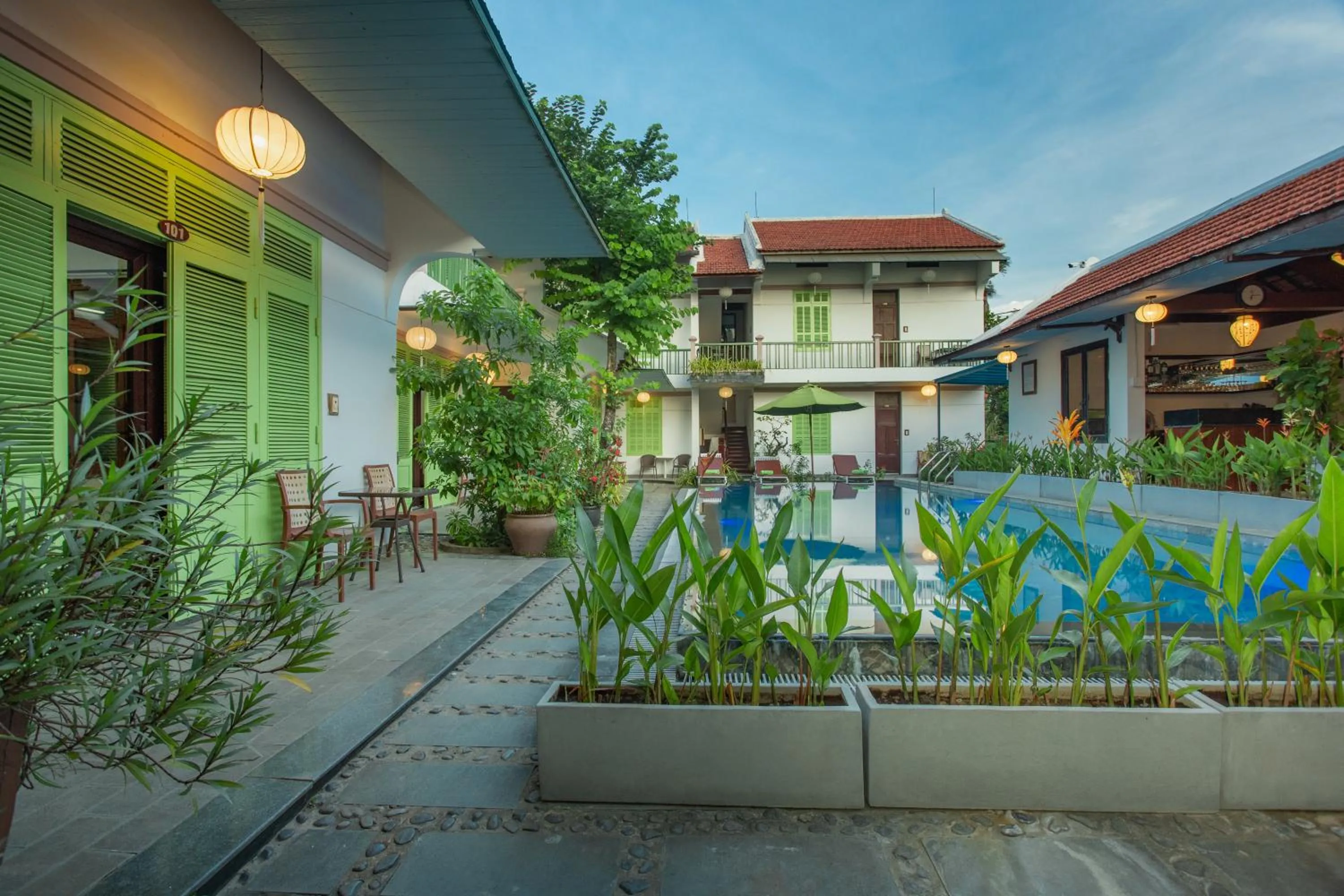 Swimming pool in Hoi An Garden Villas