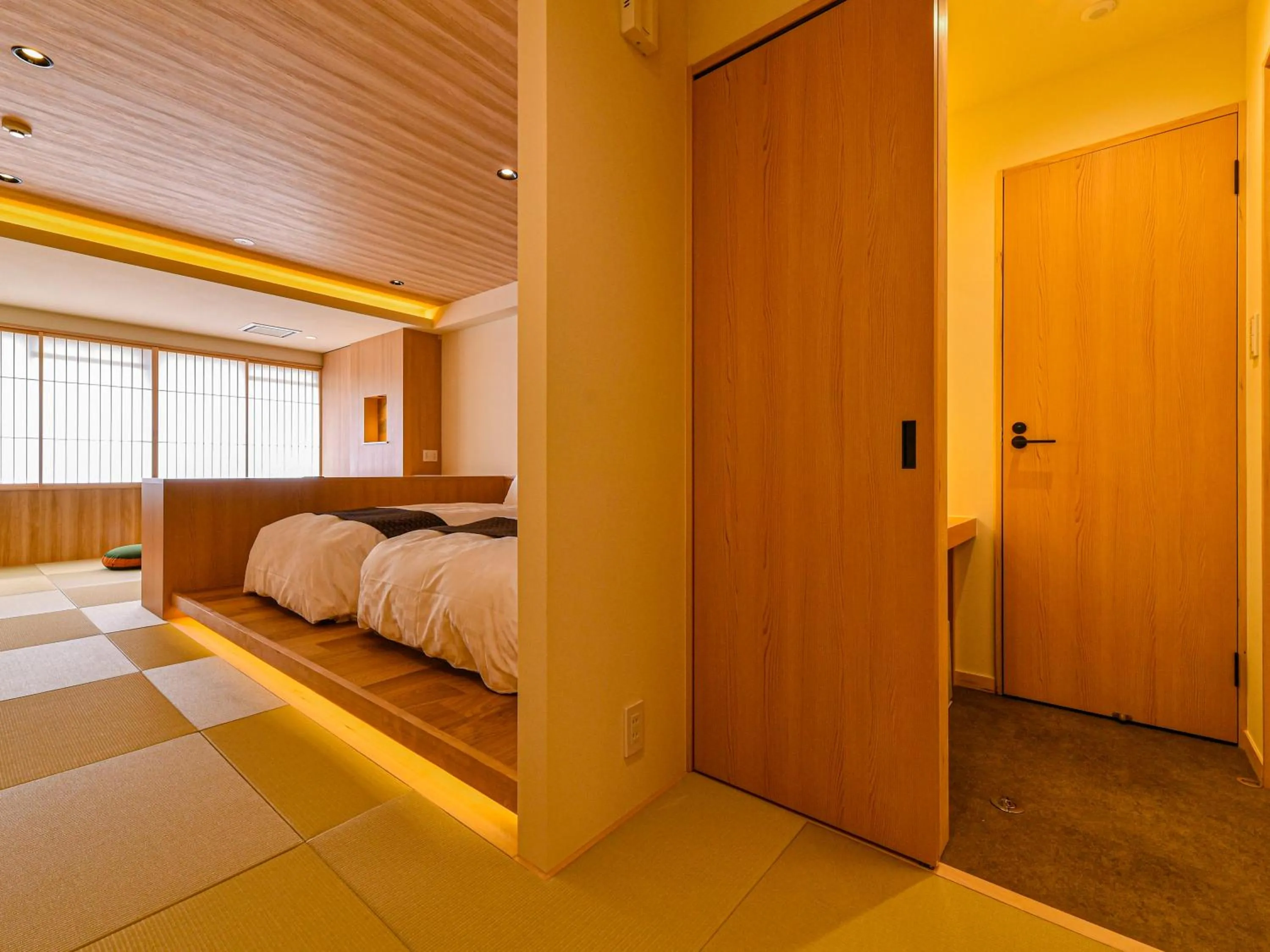 Photo of the whole room, Bed in Hokuriku Fukui Awara Onsen Mimatsu