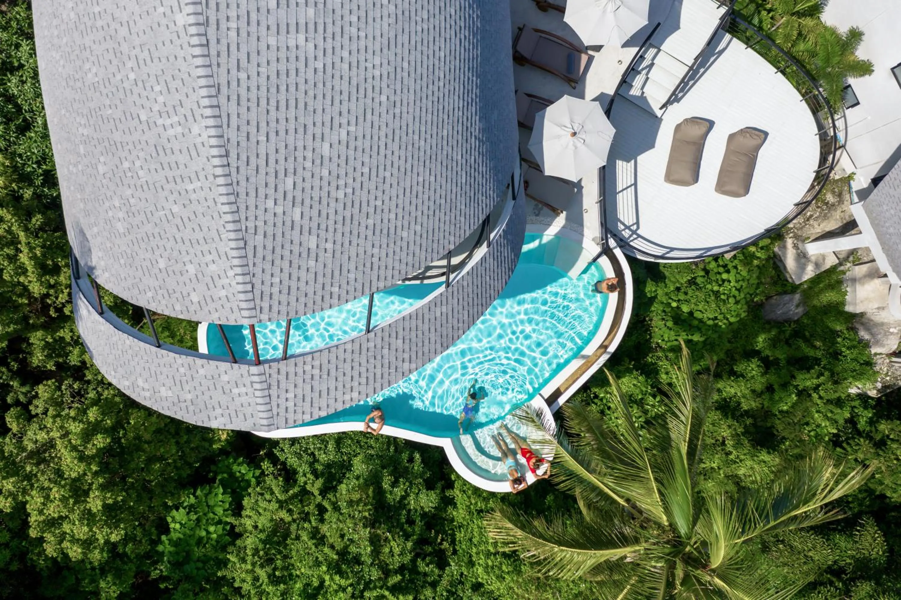 Patio in Villa The Spot Koh Samui