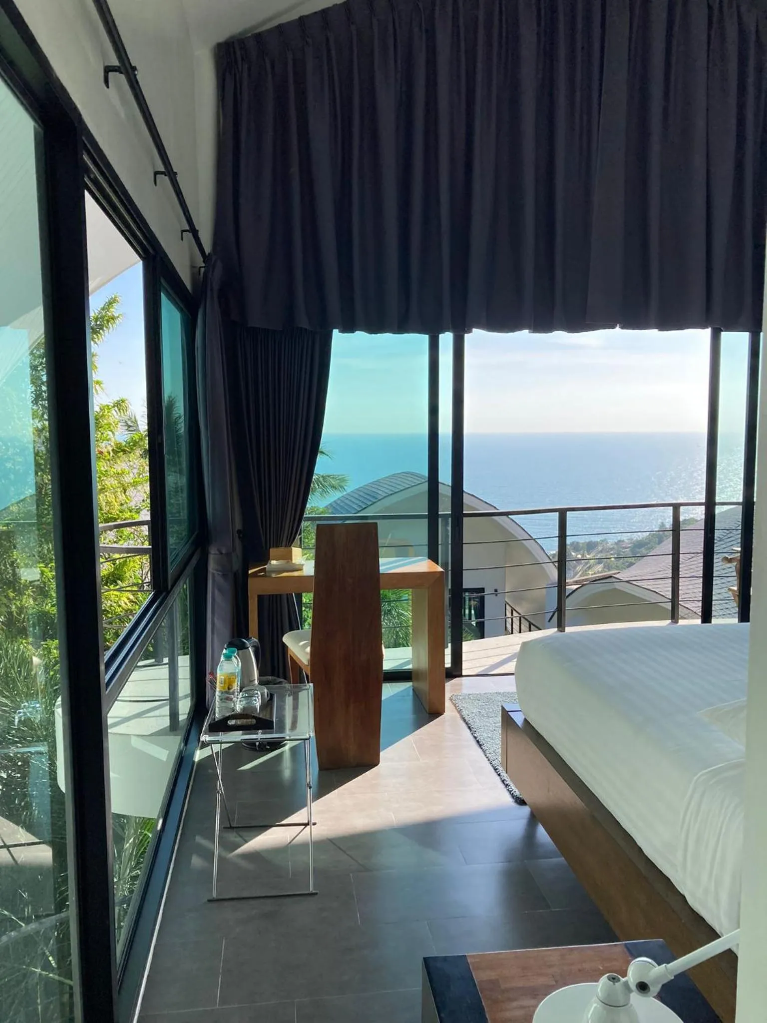 View (from property/room), Bed in Villa The Spot Koh Samui