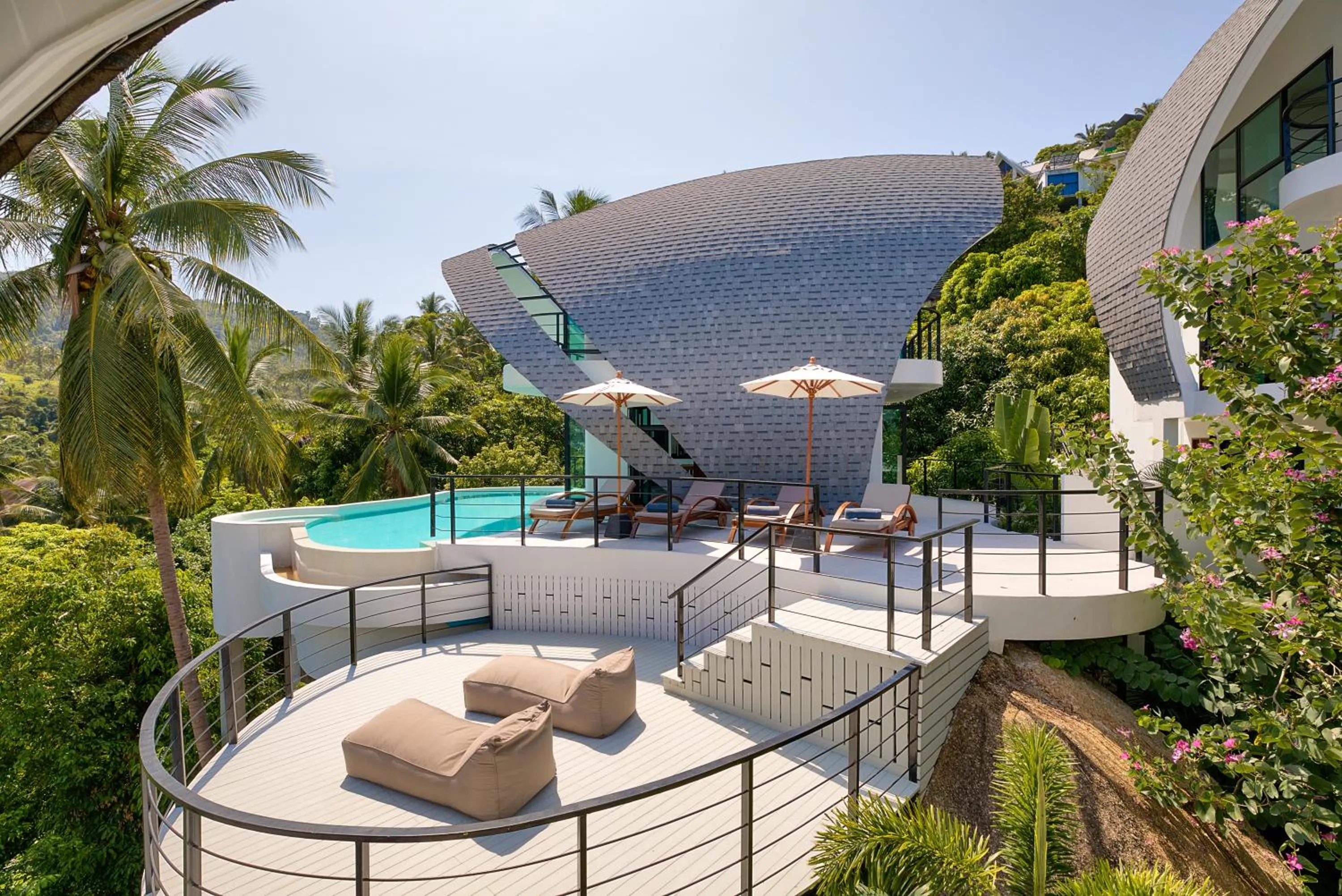 Patio in Villa The Spot Koh Samui