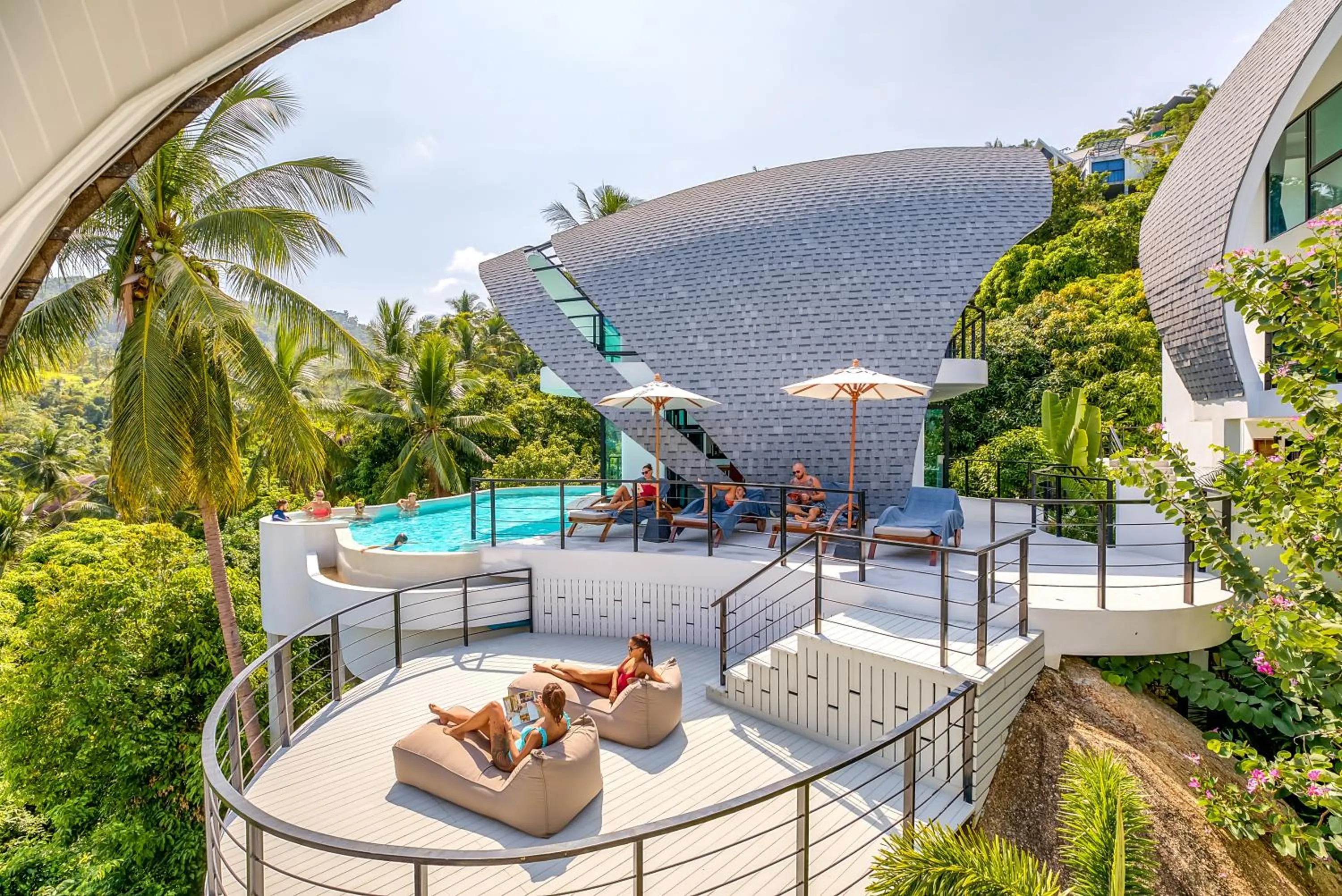 Patio in Villa The Spot Koh Samui