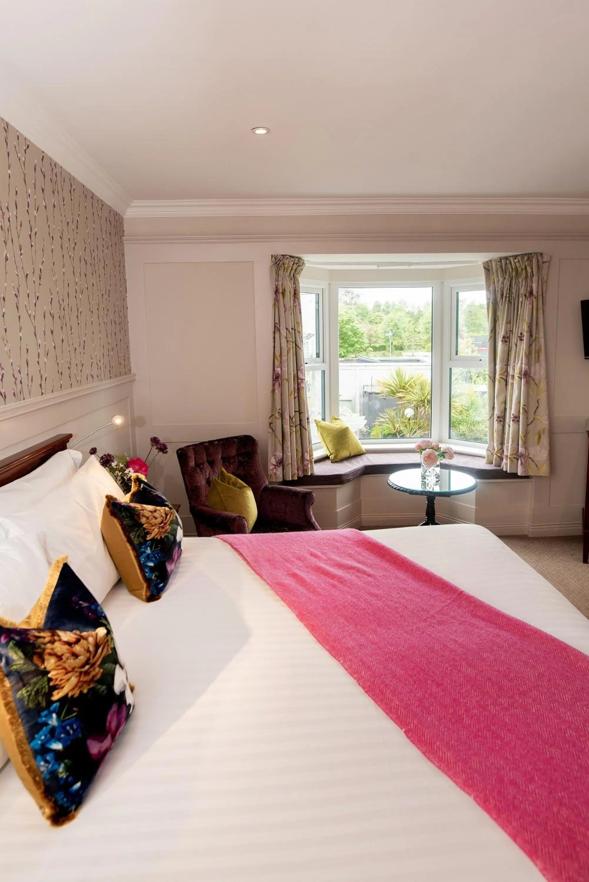 Bed in Whitford House Hotel