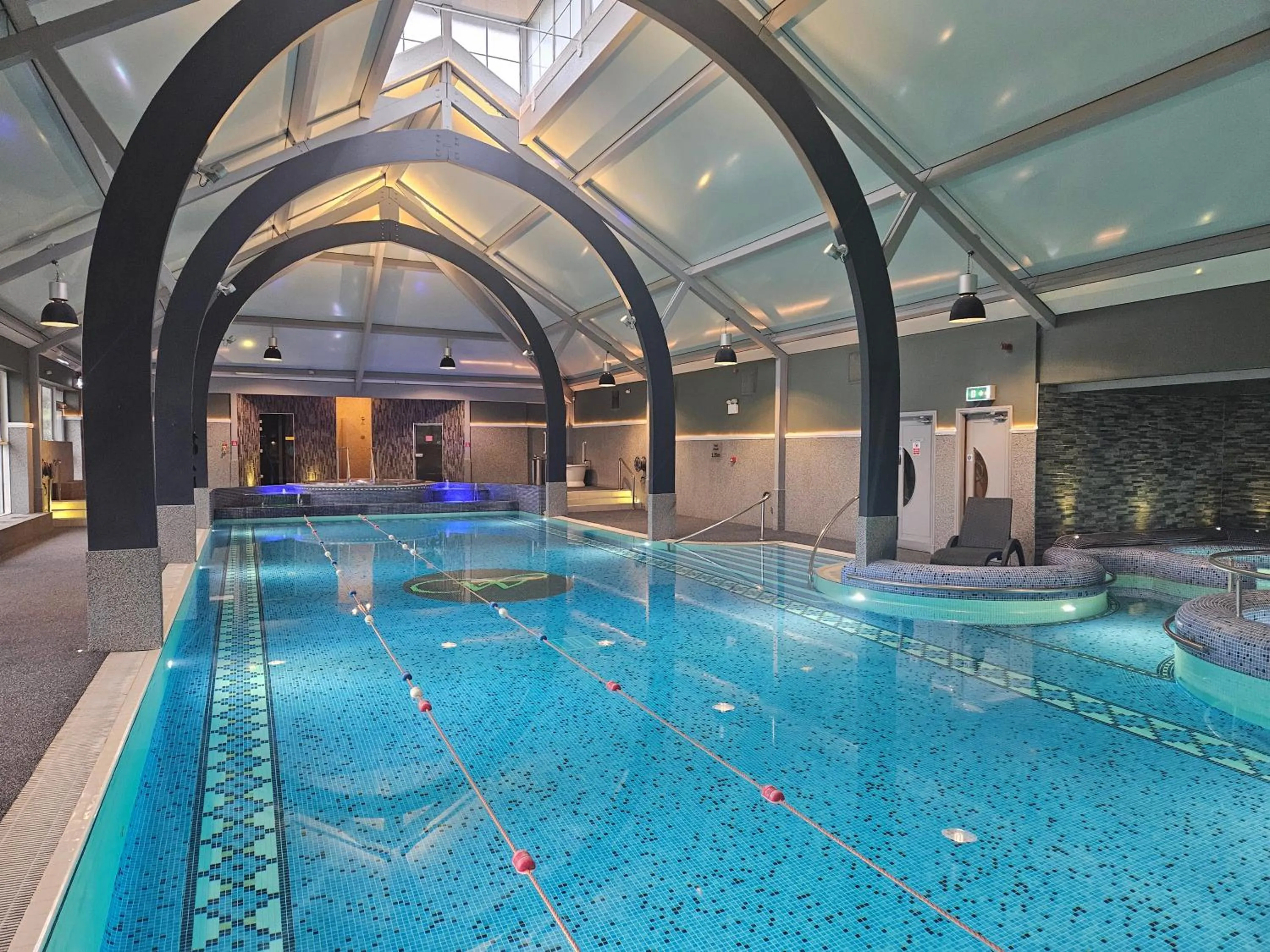 Pool view in Whitford House Hotel