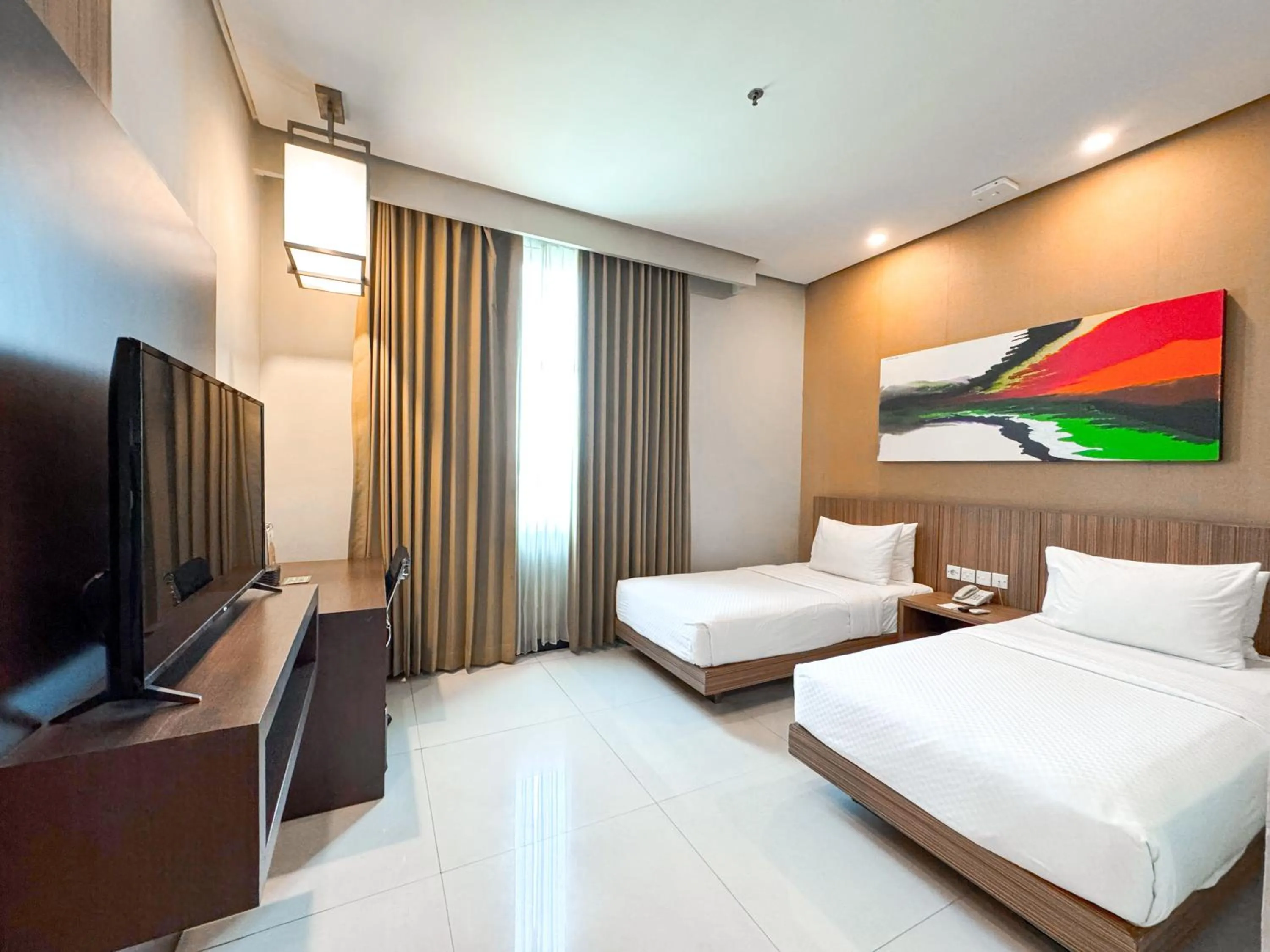 Bed in Savana Hotel & Convention Malang