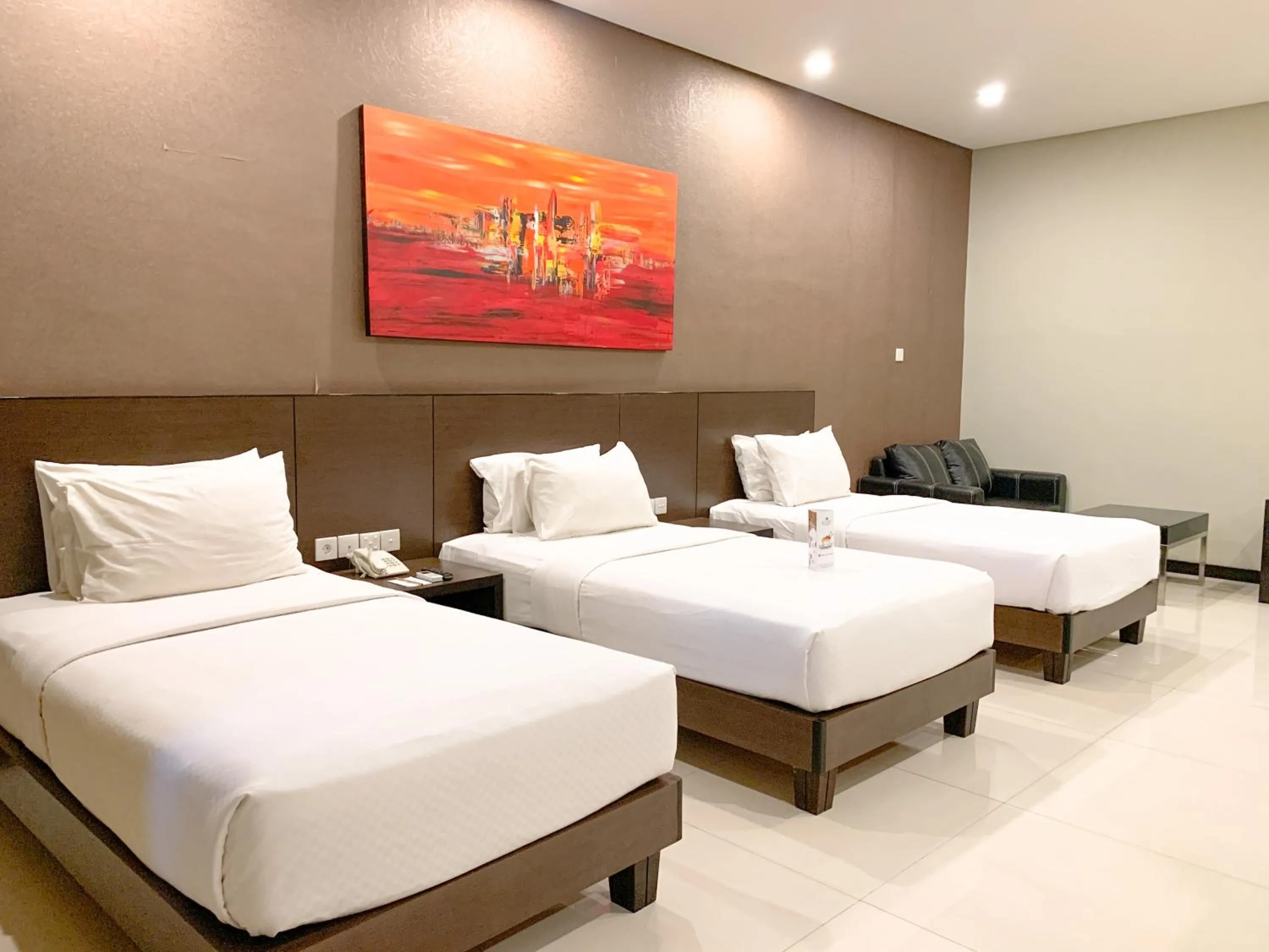Bedroom, Bed in Savana Hotel & Convention Malang