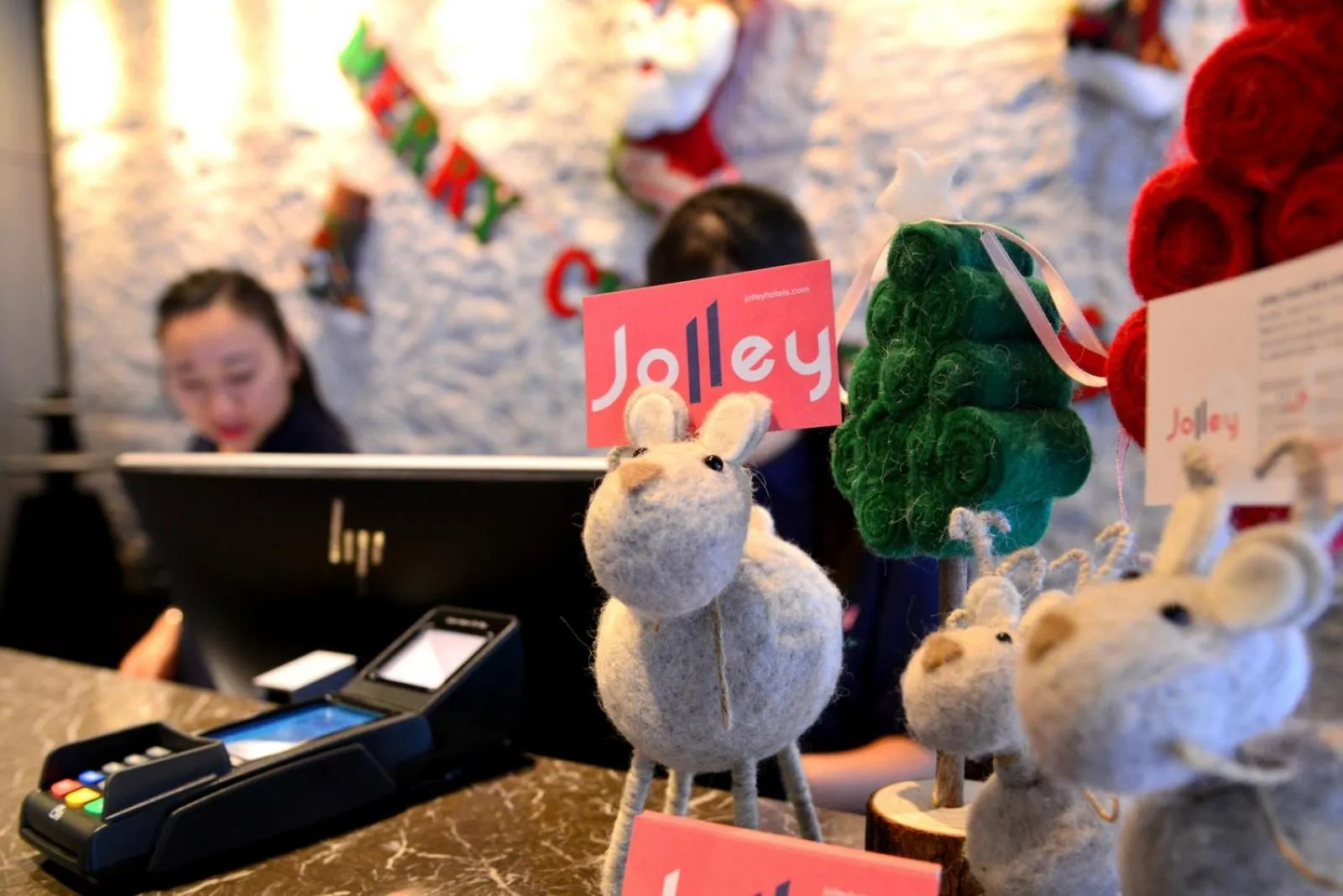 Lobby or reception in Jolley Hotel